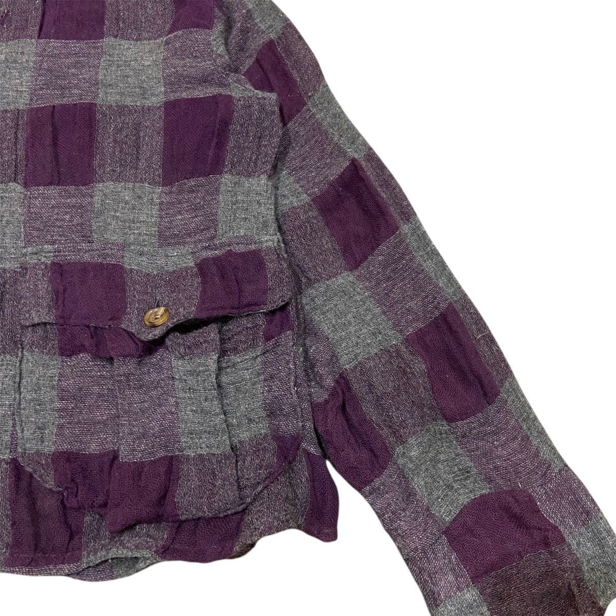 Jun Takahashi Archival Undercover 1995AW Block Check Gauze Blouson Size US L / EU 52-54 / 3 - 5 Thumbnail