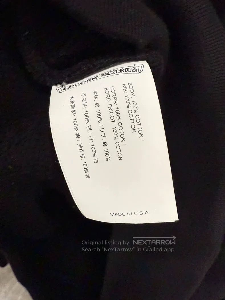Chrome Hearts CHROME HEARTS Size M Sanskrit embroidered black half zipper Size US M / EU 48-50 / 2 - 5 Thumbnail