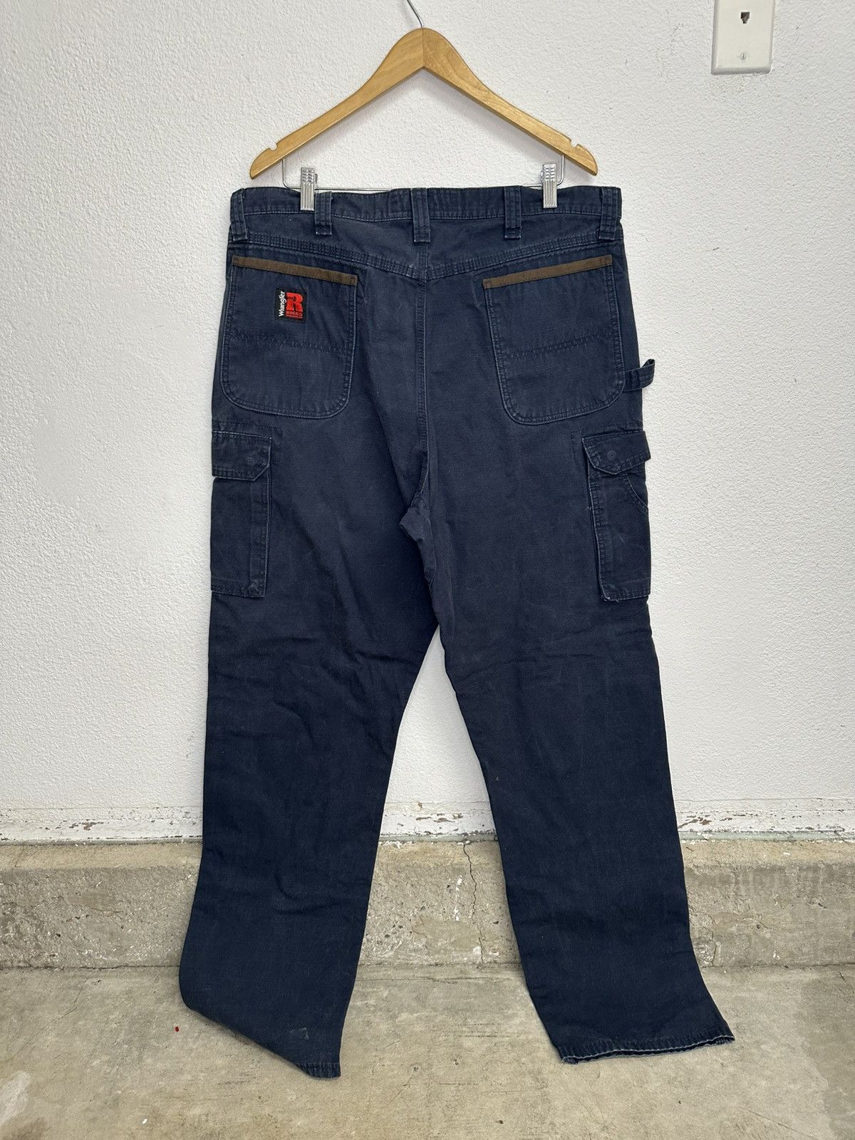 Wrangler Wrangler Riggs Navy Carpenter Pants Size US 38 / EU 54 - 2 Thumbnail