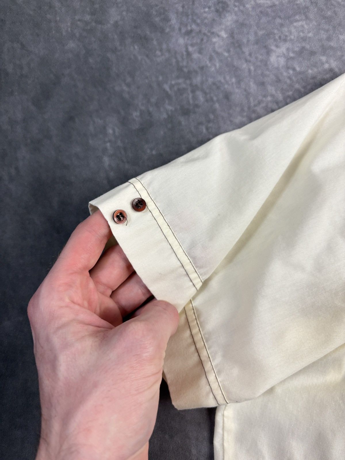 Oleg Cassini Vintage Oleg Cassini Short Sleeve Buttonup Polo Shirt Summer Size US L / EU 52-54 / 3 - 10 Thumbnail