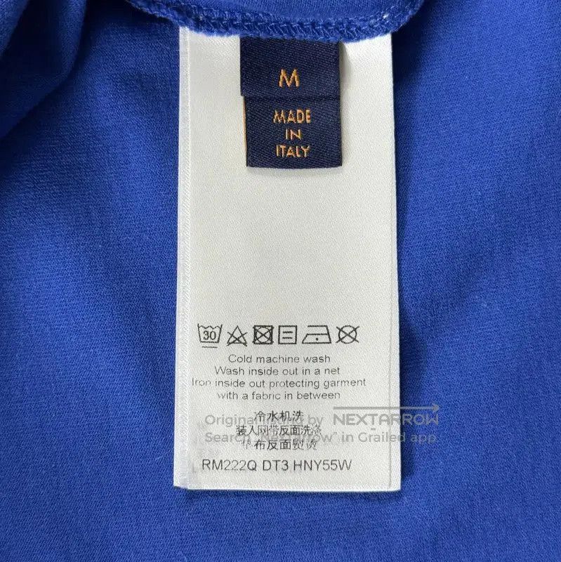 Louis Vuitton Louis Vuitton Blue Cotton Men's T-Shirt . Size US M / EU 48-50 / 2 - 4 Thumbnail