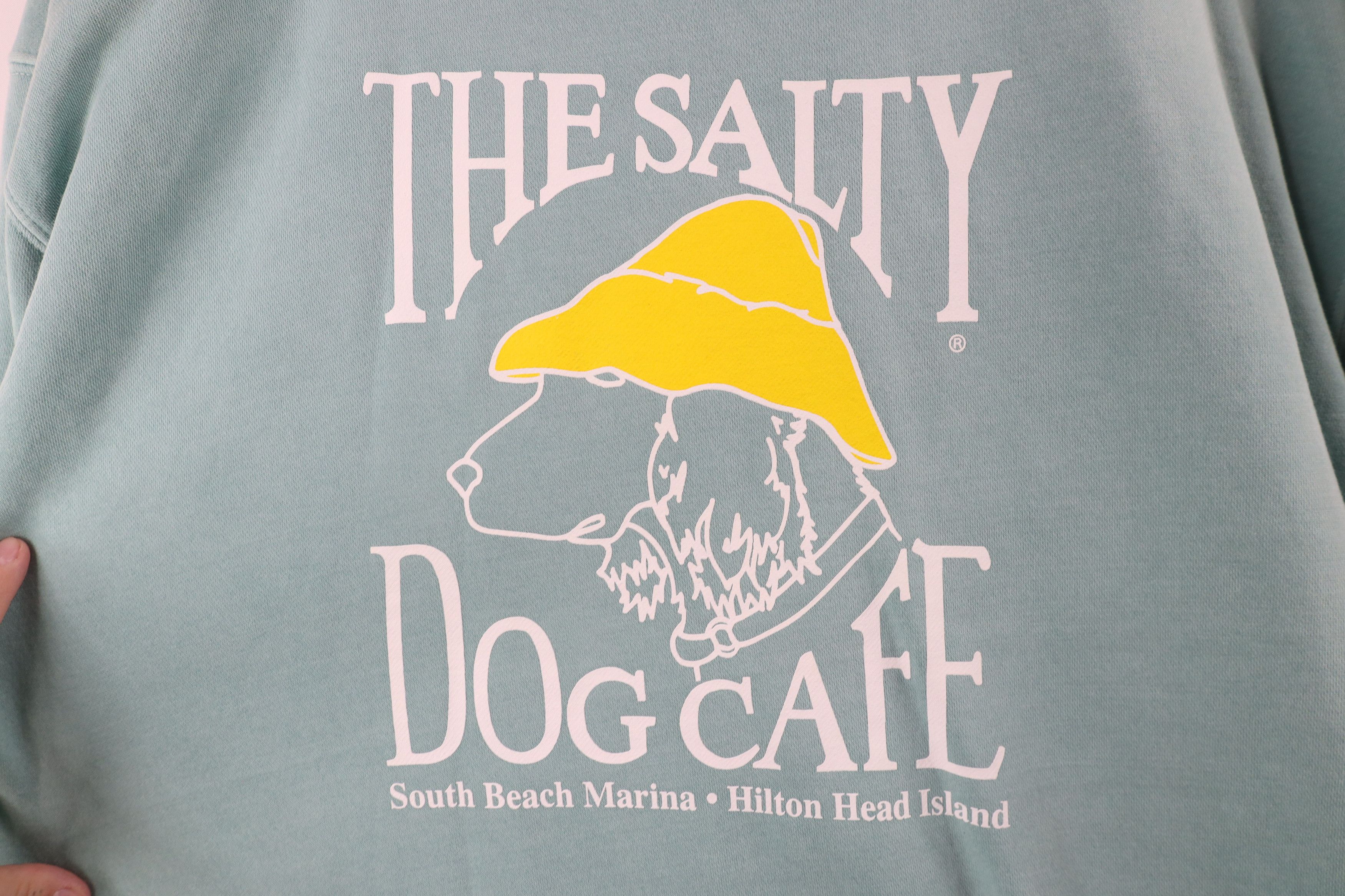 Vintage Vintage 90s Stonewash The Salty Dog Cafe Crewneck Sweatshirt Size US XL / EU 56 / 4 - 4 Thumbnail