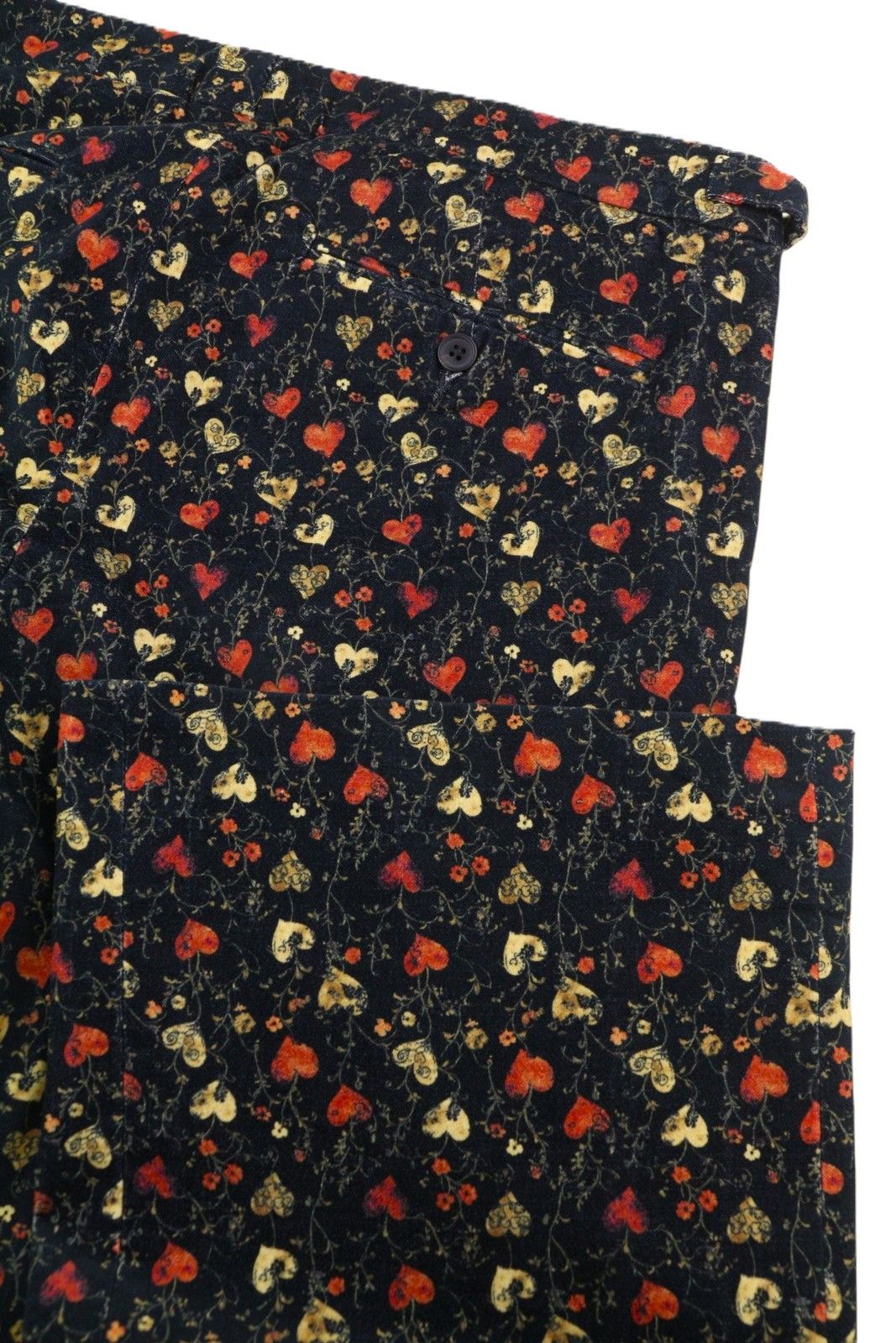 R13 BOY FLARE TUXEDO 30 Hearts Black Trousers 88916 Size 30" / US 8 / IT 44 - 6 Thumbnail