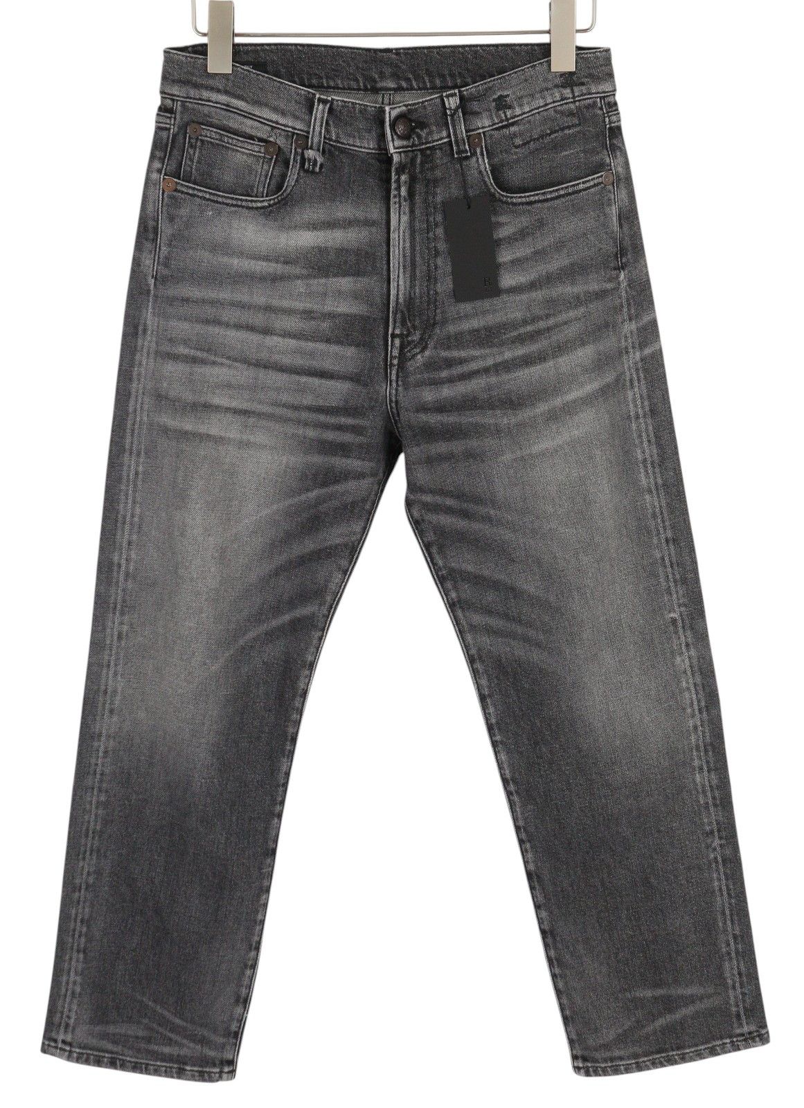R13 BOYFRIEND 27 Vintage Grey Washed Zip Ankle 85463 Size 27" / US 4 / IT 40 - 1 Thumbnail