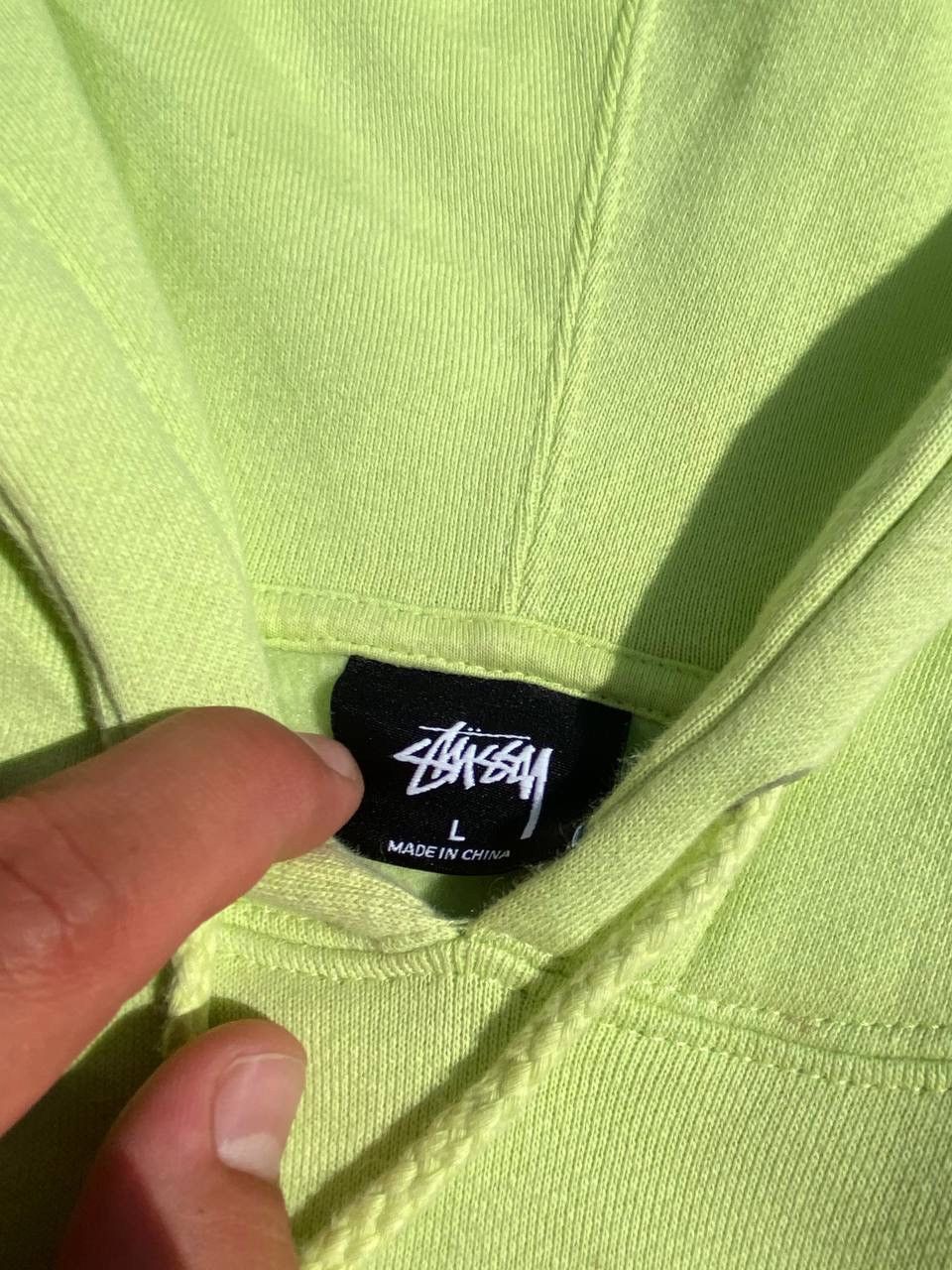 Stussy × Vintage 90A STUSSY RETRO BACK LOGO RARE Y2K HOODIE Size US L / EU 52-54 / 3 - 5 Thumbnail