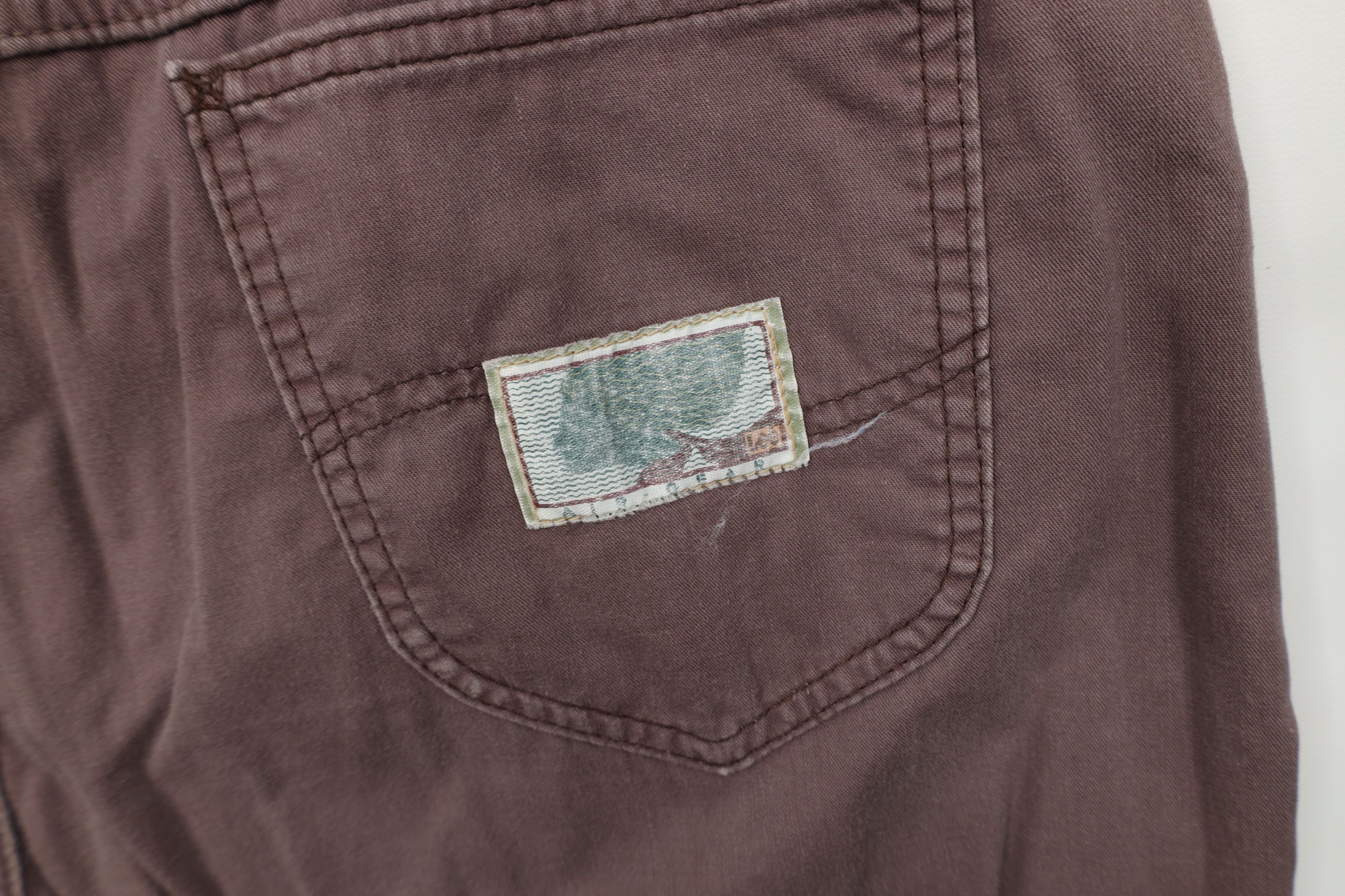 Lee Vintage 90s Lee Pleated Tapered Leg Chino Pants Purple USA Size 38" / US 16 / IT 52 - 14 Thumbnail
