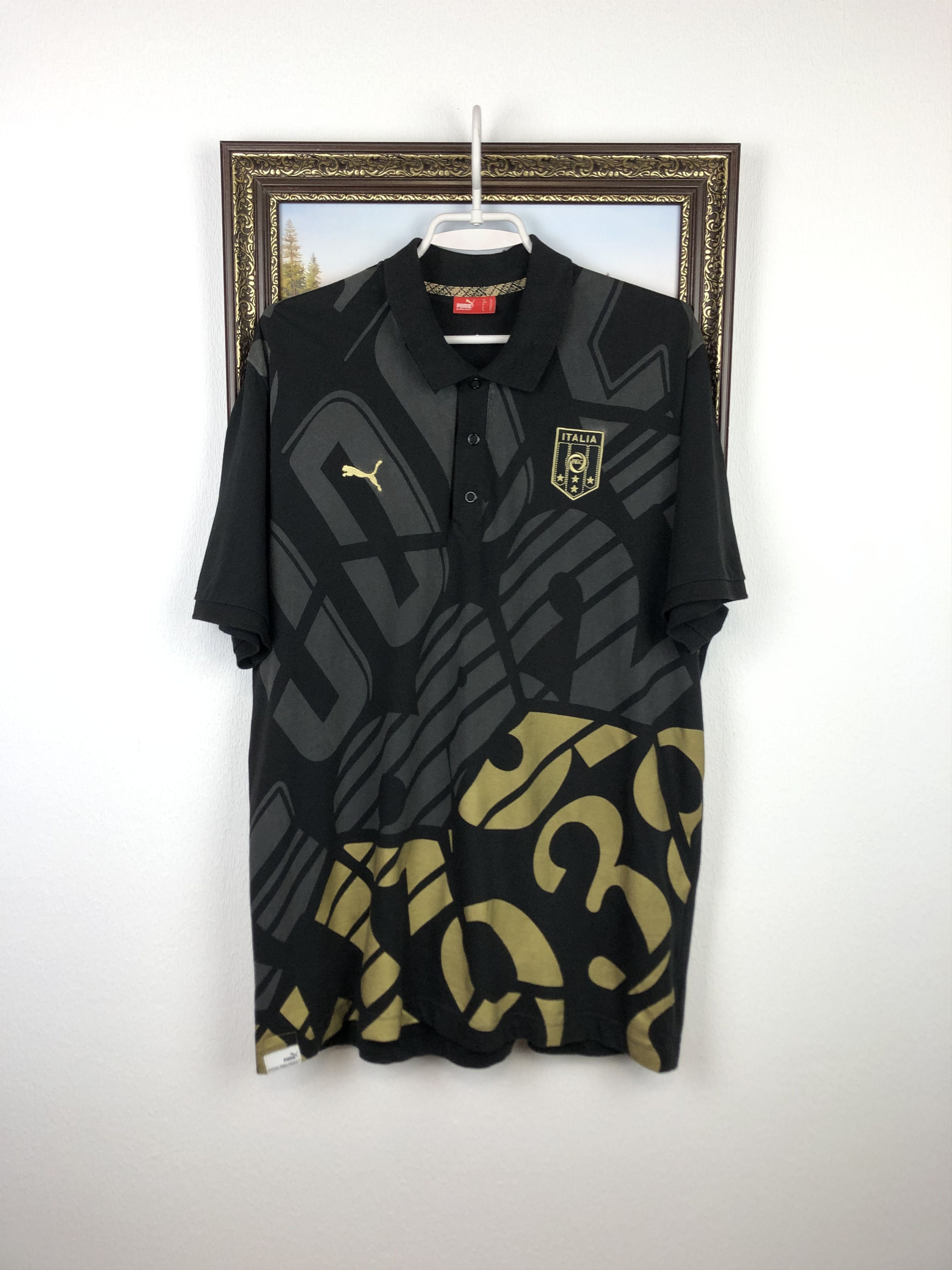 Puma Italy Puma Football Shirt Soccer Train Jersey Mens National Size US XL / EU 56 / 4 - 1 Thumbnail