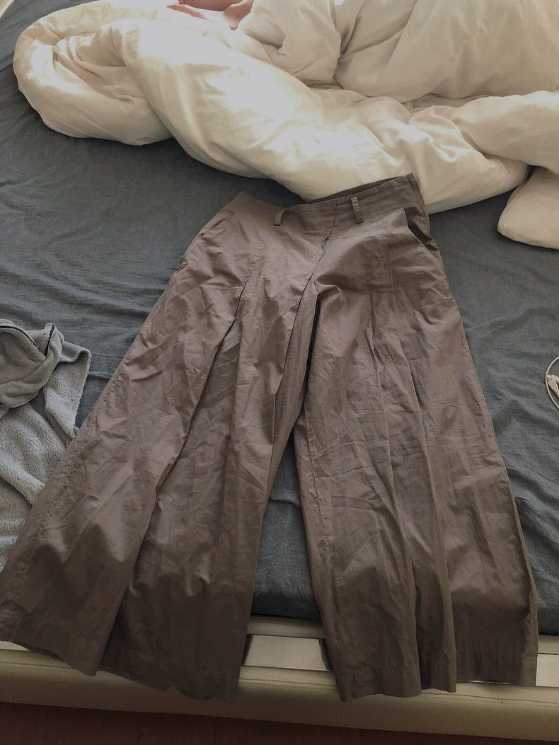 Yohji Yamamoto Yohji Yamamoto size os Wide-leg pants 2506-Nextarrow Size US 30 / EU 46 - 1 Thumbnail