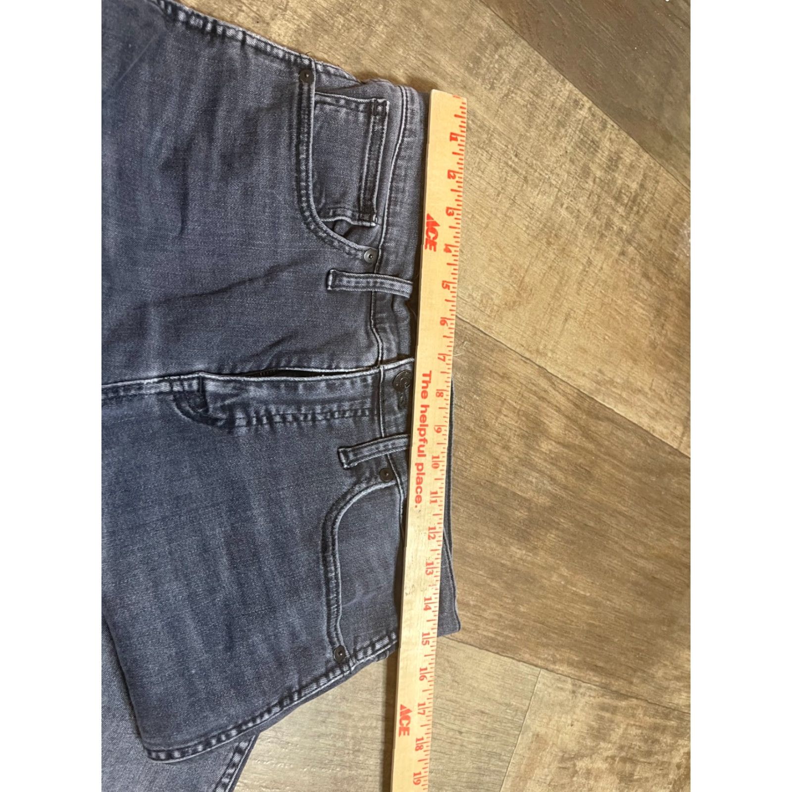 Madewell Madewell Pants Womens Size 29 x 27 Black Denim Jeans Straight Women 29 Black Denim Size 29" - 4 Thumbnail