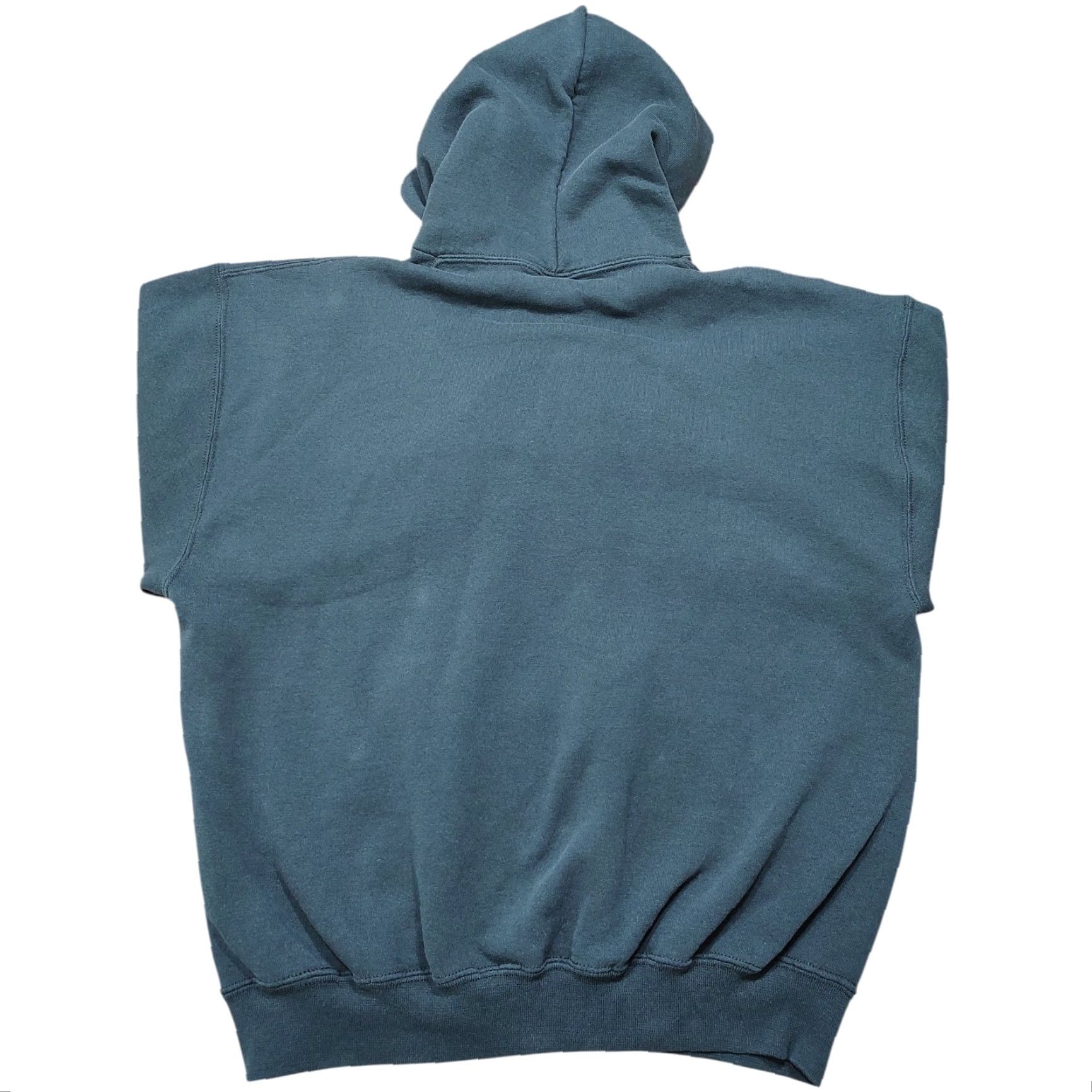 Russell Athletic VINTAGE Russell Athletic Hoodie Sweatshirt Black Large Mens Vikings 90s Pullover Drawstring Cotton Blend Shirt? Size US L / EU 52-54 / 3 - 3 Thumbnail