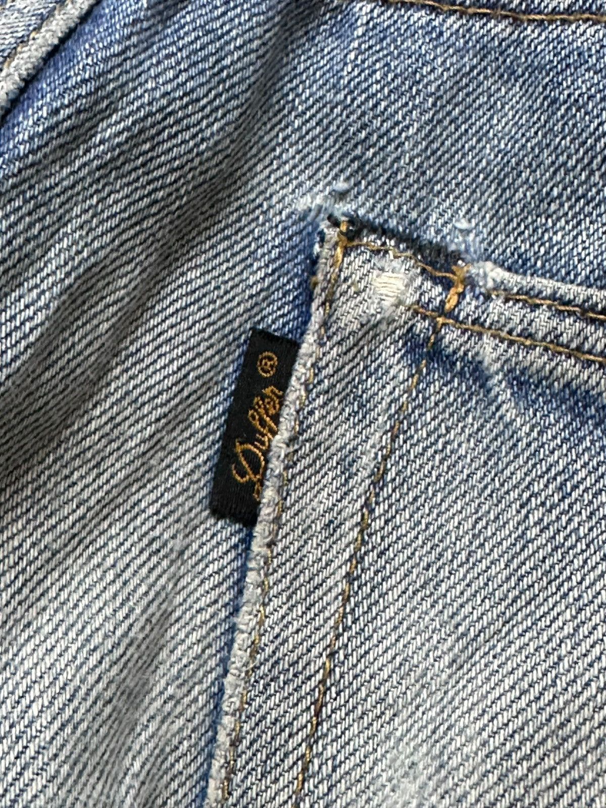 The Duffer of St.George Vintage Duffers Selvedge Faded Distressed Denim Size US 30 / EU 46 - 8 Thumbnail