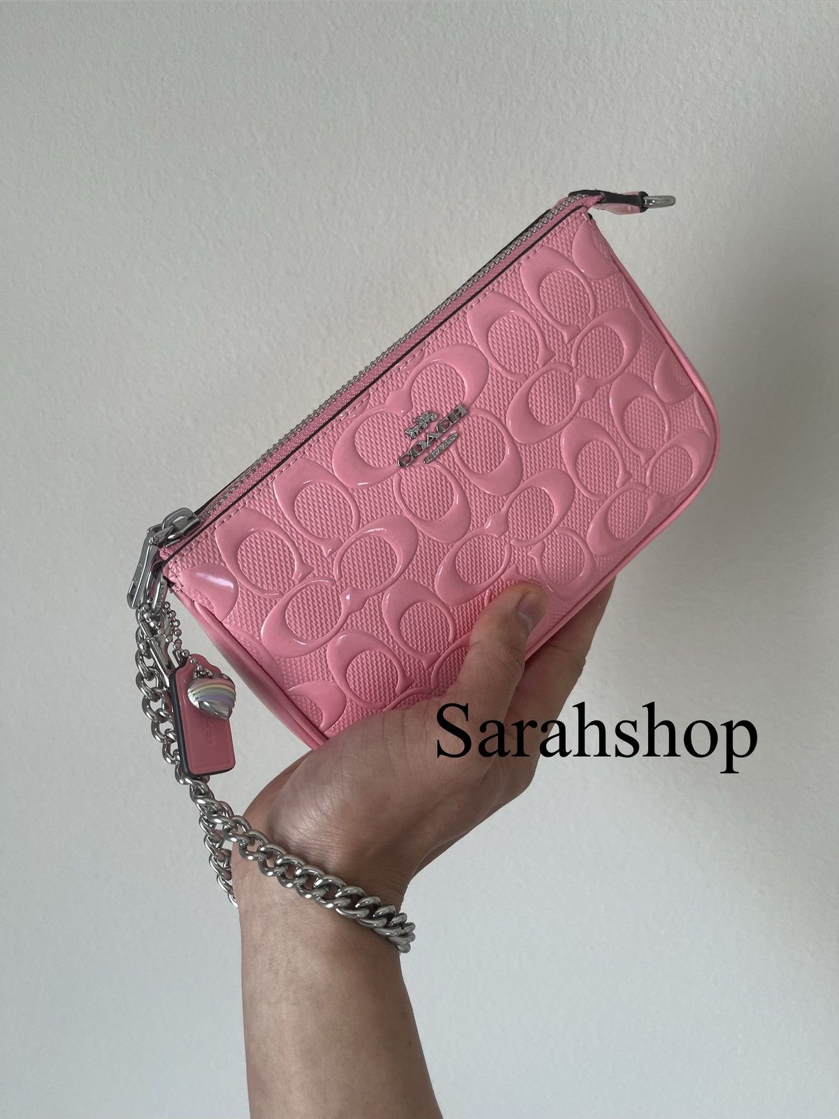 Coach Coach Nolita 19 In Signature Leather With Heart Charm Size ONE SIZE - 9 Thumbnail