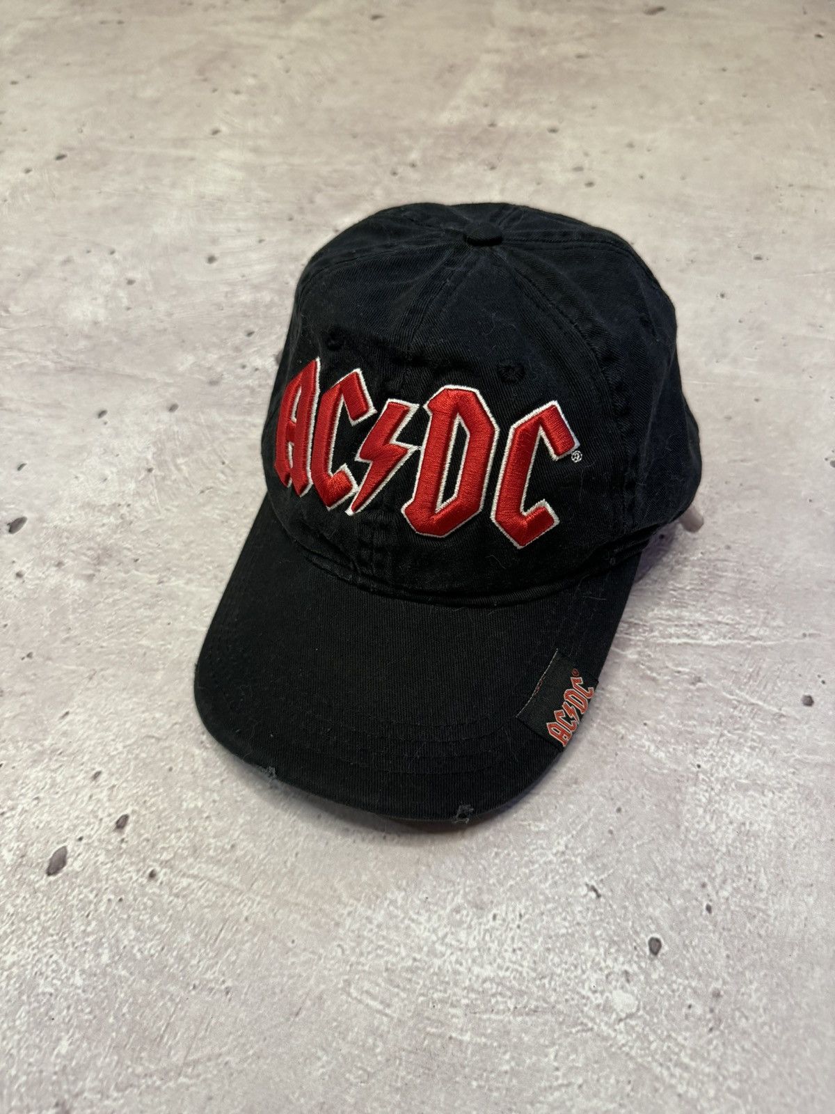 Vintage AC/DC Distressed Rock Cap | Grailed