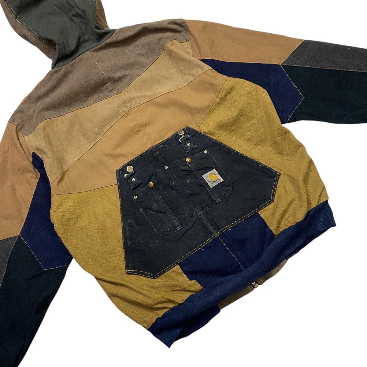 Carhartt Vintage reworked Carhartt active Jacket patchwork Size US L / EU 52-54 / 3 - 10 Thumbnail