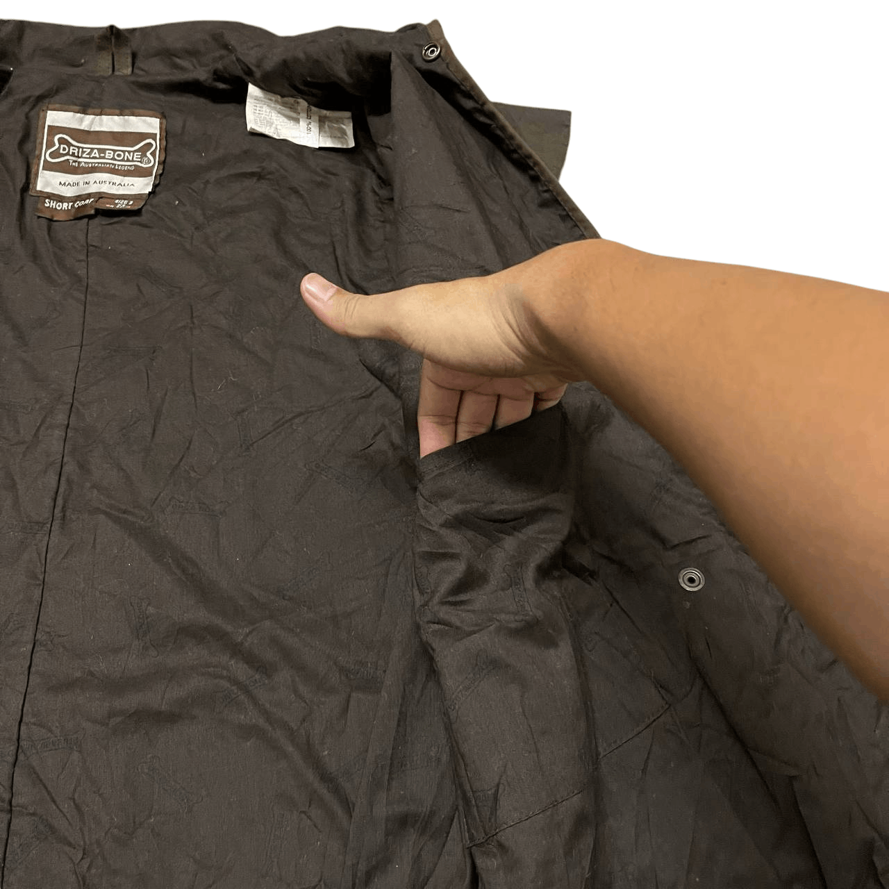 Man Made In Australia Vintage Driza Bon Waxed Riding Short Coat Size US S / EU 44-46 / 1 - 9 Thumbnail