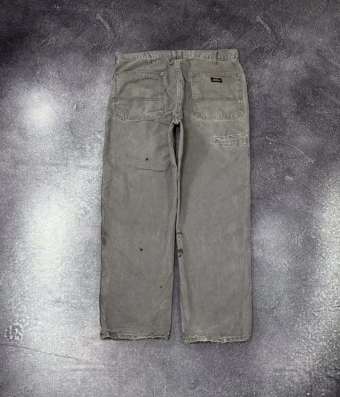 Dickies × Vintage Vintage Dickies Y2K Distressed Gray Work Skate Baggy Pants Size US 36 / EU 52 - 1 Thumbnail