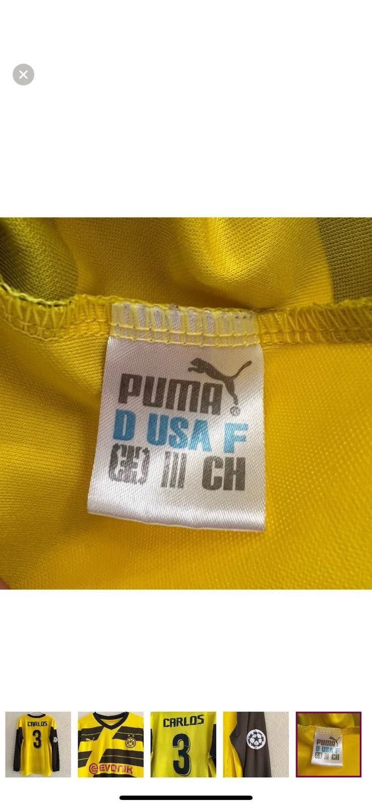 Puma Puma BVB Soccer Jersey Size ONE SIZE - 6 Thumbnail