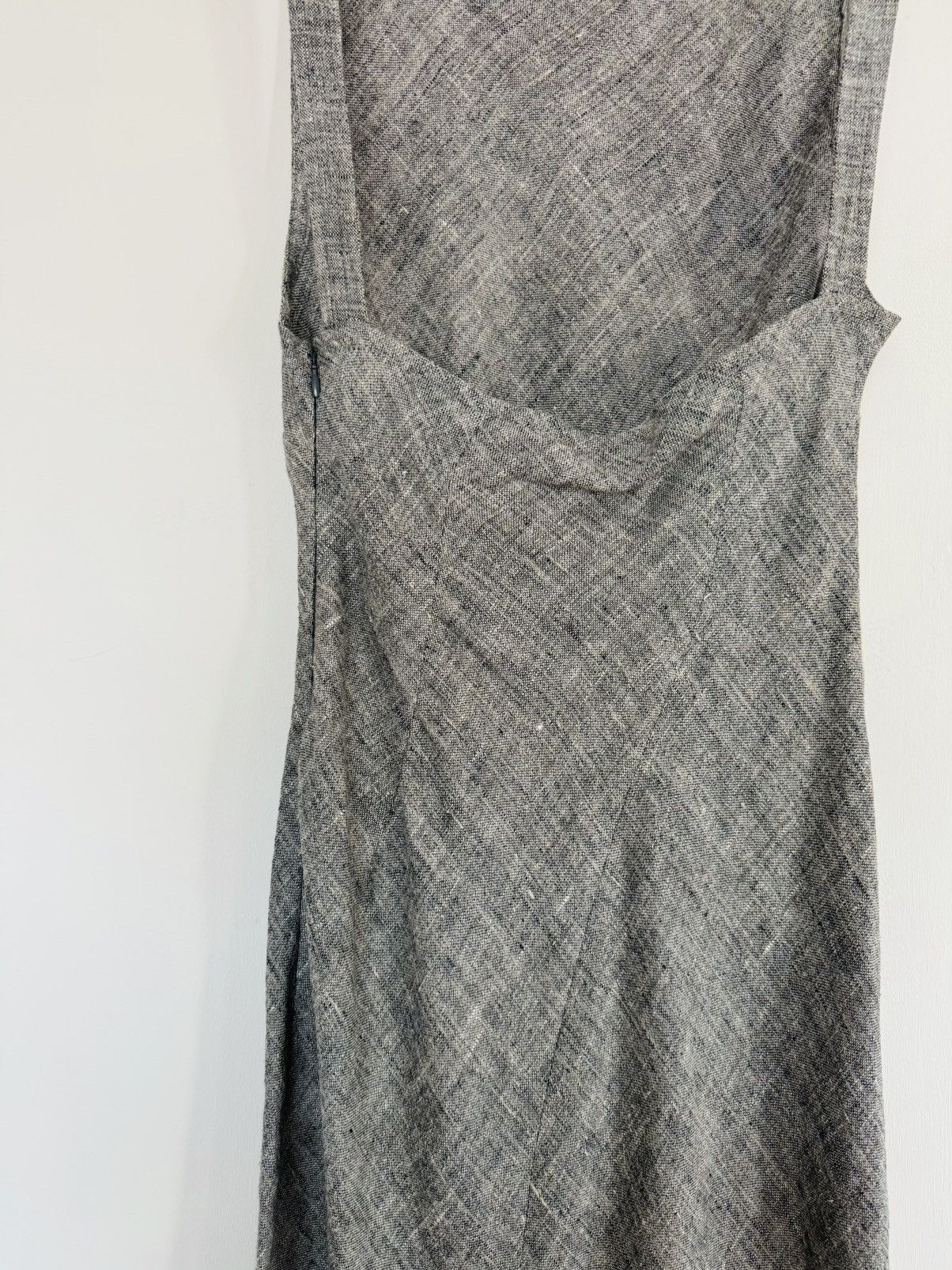 Philosophy di Lorenzo Serafini Philosophy Di Alberta Ferretti gray linen maxi gown Size XL / US 12-14 / IT 48-50 - 5 Thumbnail