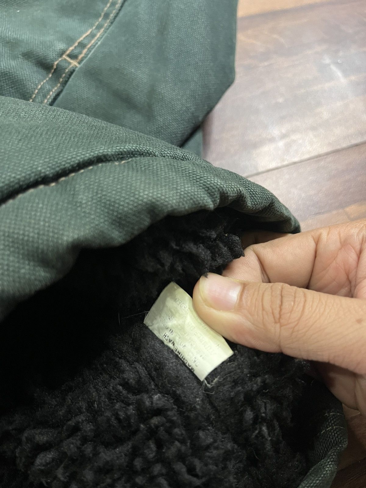 Levi's Levis Mens Very Heavy Coat Large Vintage Outer Green Inside Size US L / EU 52-54 / 3 - 5 Thumbnail