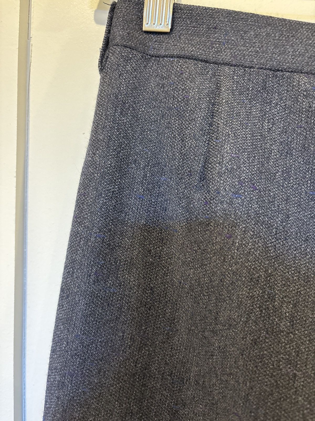 Lanvin Lanvin Dark Blue 100% Wool Pants Size 38R - 6 Thumbnail