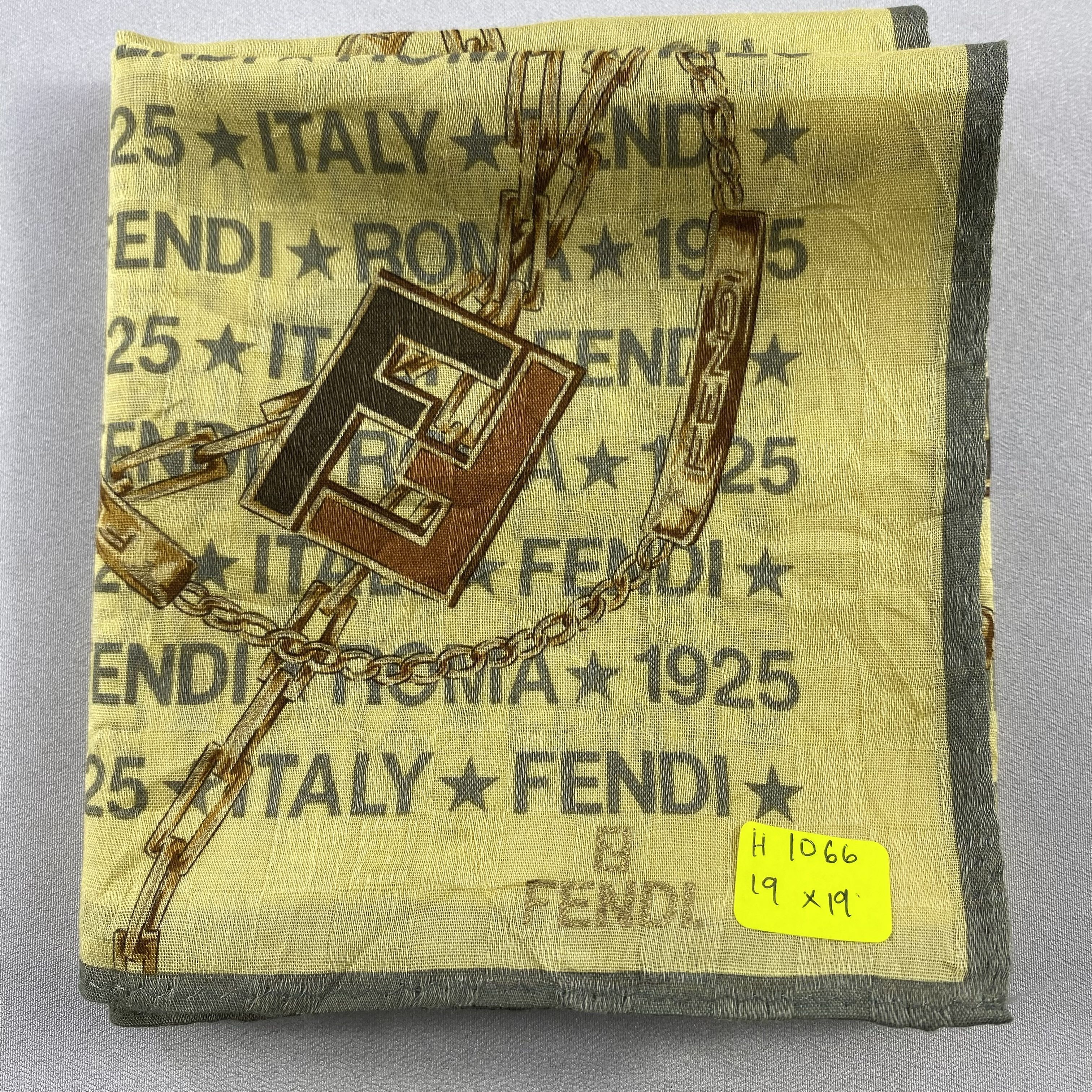 Vintage Fendi Bandana/ Handkerchief / Neckerchief Size ONE SIZE - 5 Thumbnail
