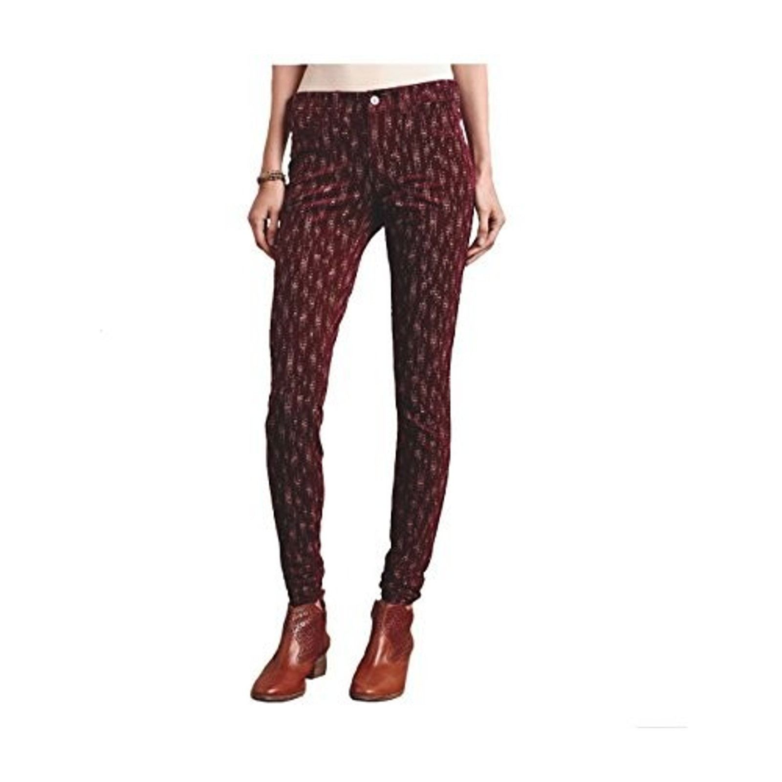 Anthropologie Anthropologie Pilcro Skinny Corduroy Pants 27 28 Size 28" / US 6 / IT 42 - 1 Thumbnail