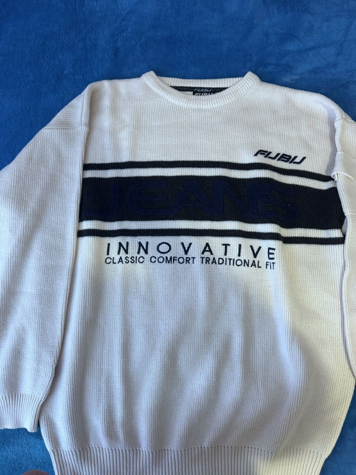 Fubu Vintage Fubu Jeans SweatShirt y2k Size US L / EU 52-54 / 3 - 4 Thumbnail