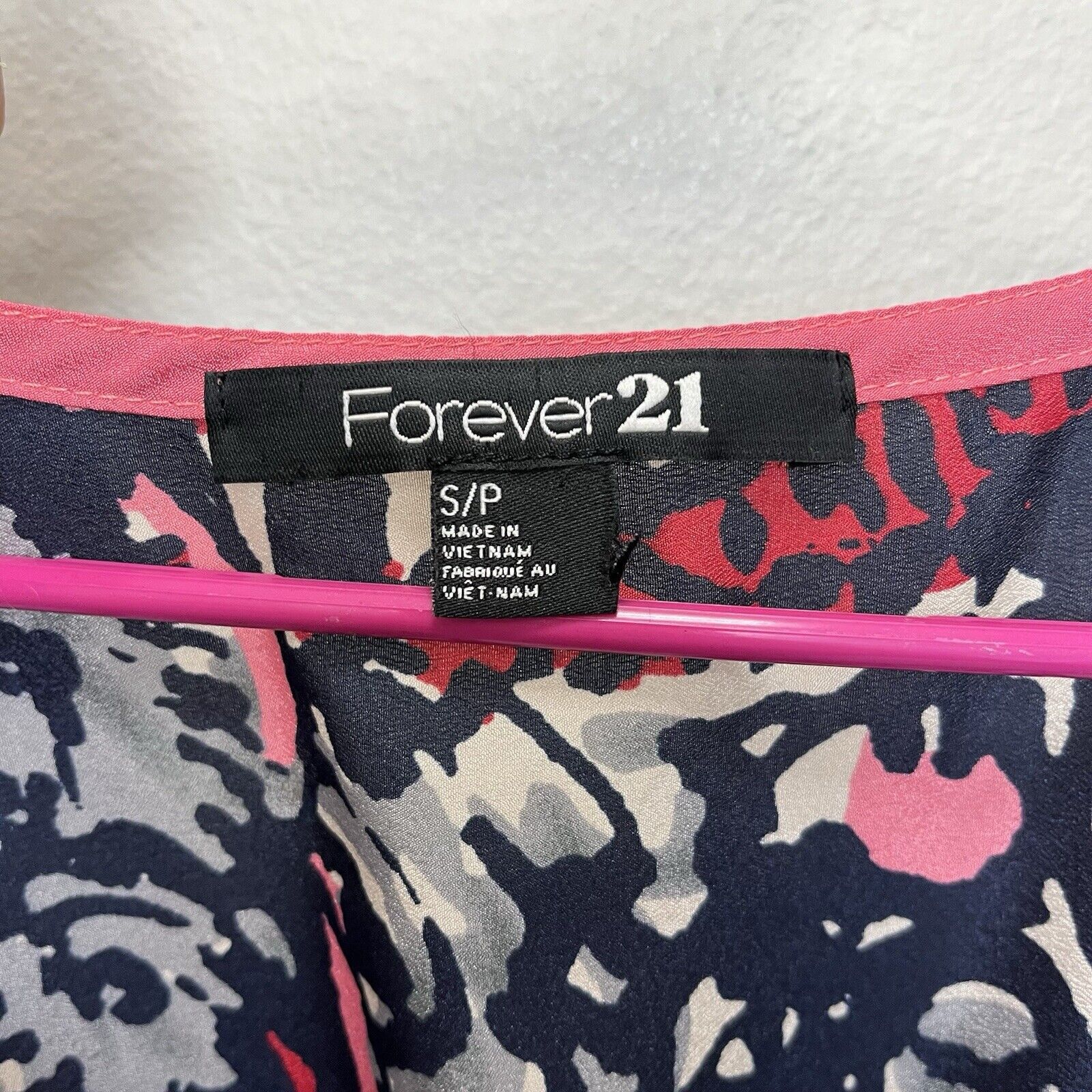 Forever 21 Forever 21 | Vintage Y2K Pink Blue Floral Silky Mini Dress Size S / US 4 / IT 40 - 3 Thumbnail