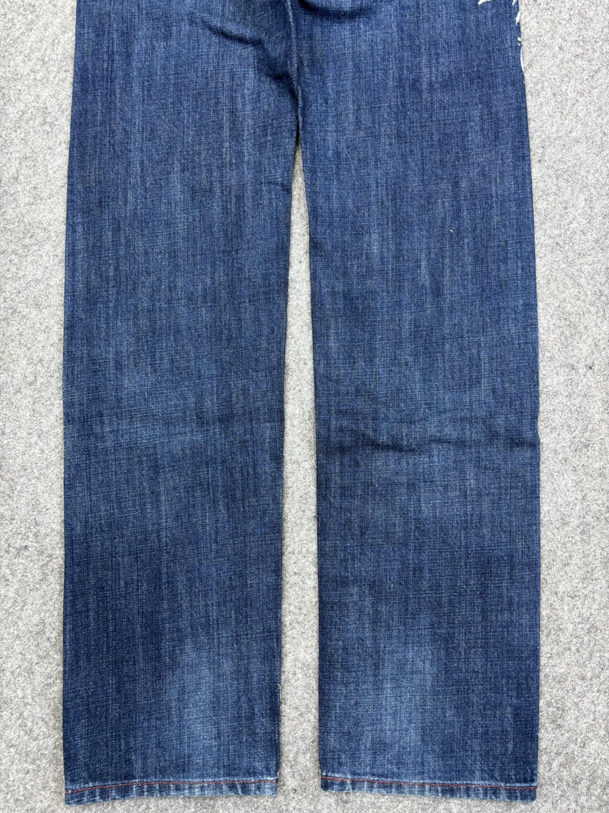 Japanese Brand 💥Artisanal💥Zen Clothing Flying Pheonix Mural Denim F706 Size US 27 - 16 Thumbnail