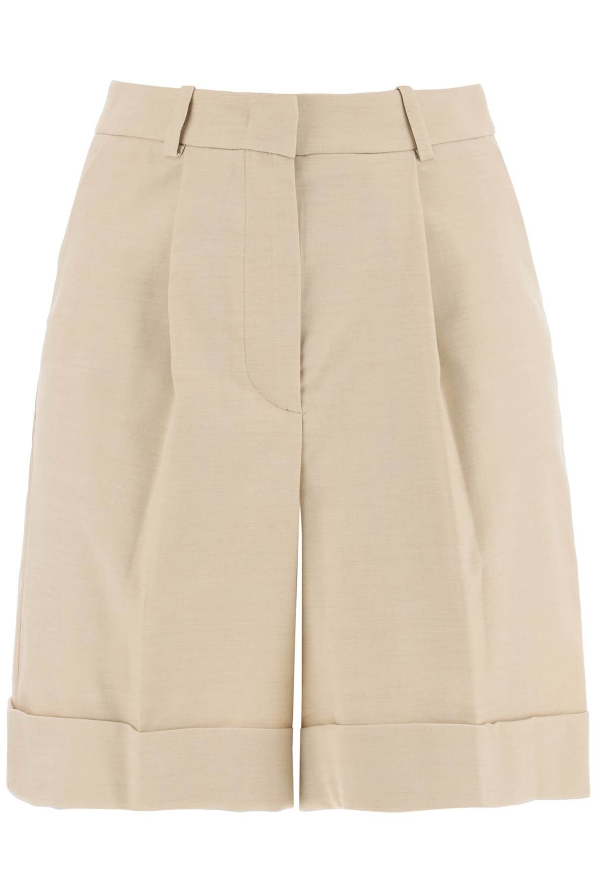 image of Mvp Nice Bermuda Shorts in Beige, Women's (Size 28)