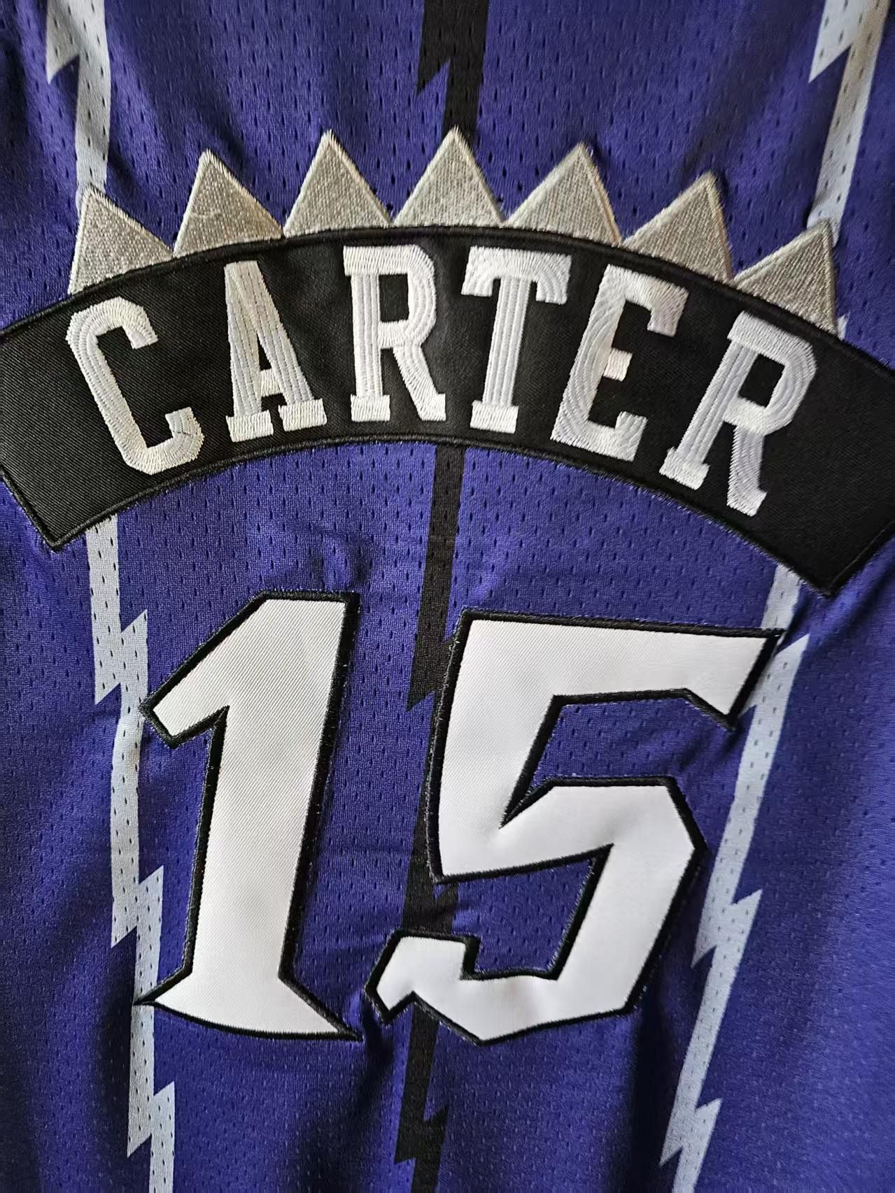 NBA Toronto Raptors Vince Carter Jersey Double Stitched Purpl L Size US L / EU 52-54 / 3 - 4 Thumbnail
