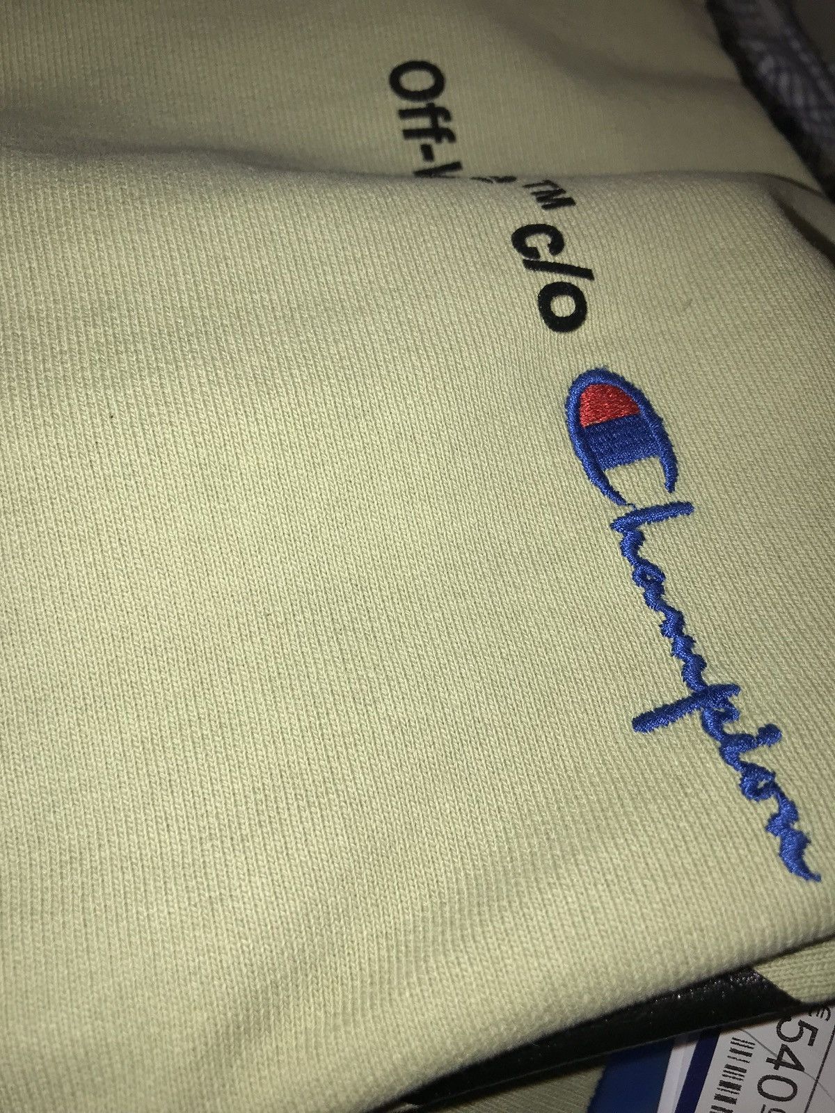 Champion × Off-White × Virgil Abloh Virgil Abloh’s Off-White x Champion hoodie | M/L 🔥🔥 Size US L / EU 52-54 / 3 - 3 Thumbnail