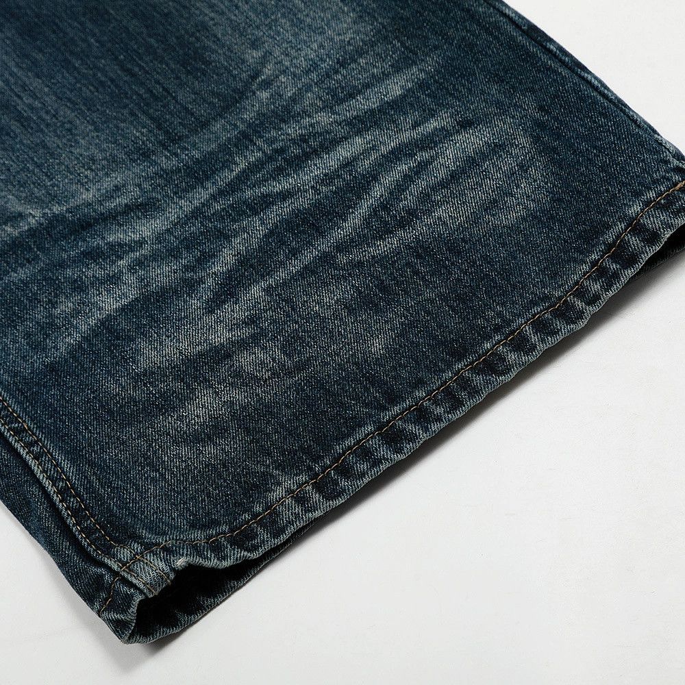 Jean American washed distressed wide-leg loose straight jeans Size US 32 / EU 48 - 6 Thumbnail