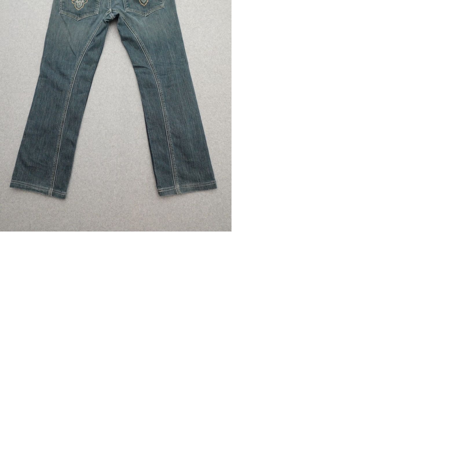 Denime VINTAGE ANTIK Denim Jeans Womens Size 32 Blue Y2K Baggy Fit Size 24" / US 00 / IT 34 - 10 Thumbnail
