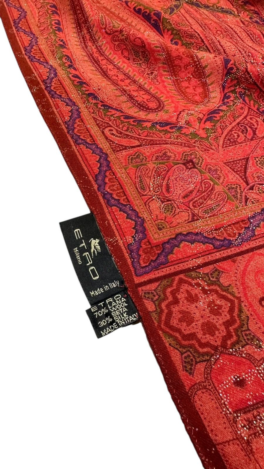 Etro × Vintage Etro Vintage Scarf / Muffler Size ONE SIZE - 2 Thumbnail