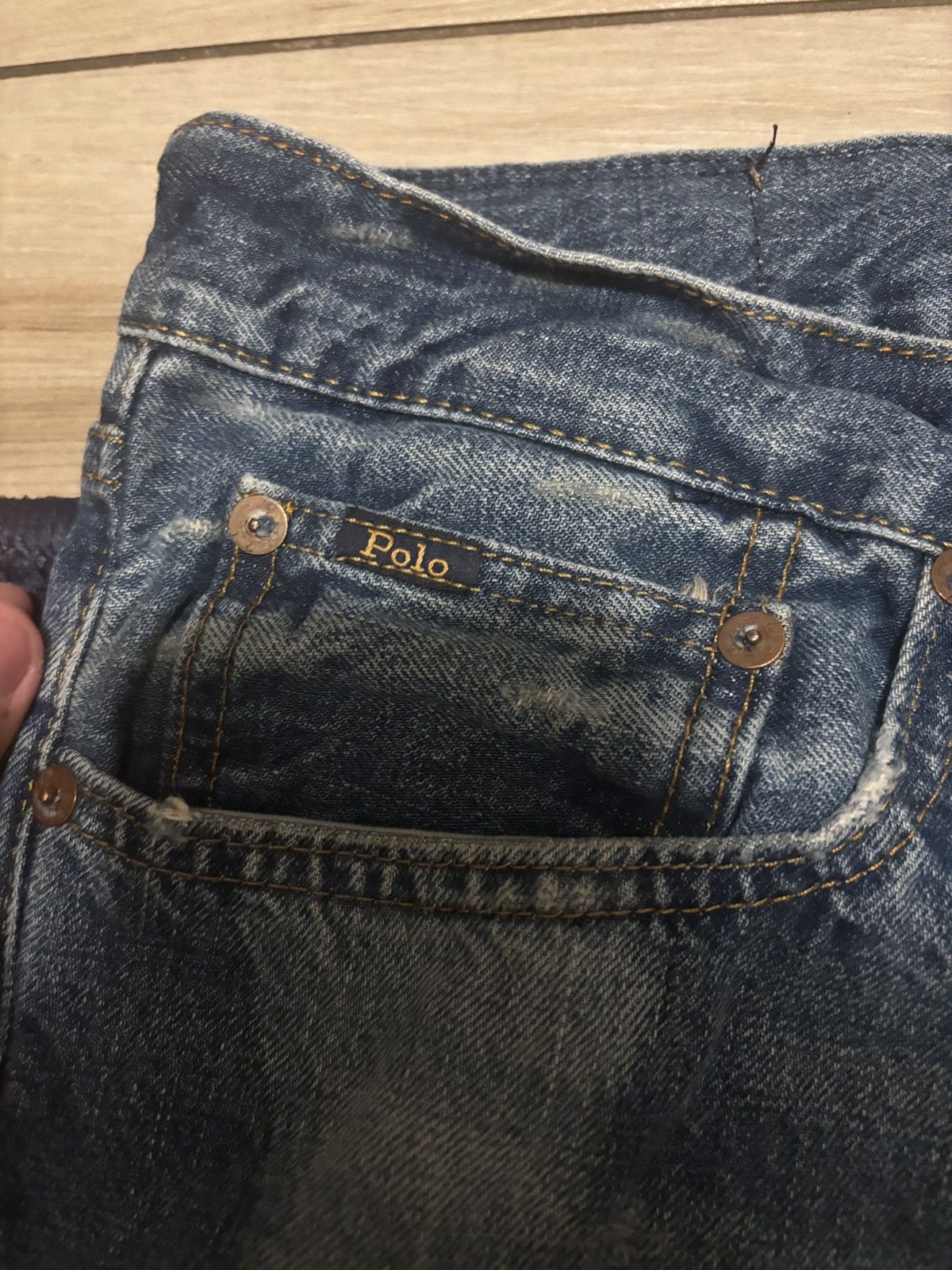 Polo Ralph Lauren Polo Ralph Lauren stitch jeans Size US 33 - 4 Thumbnail
