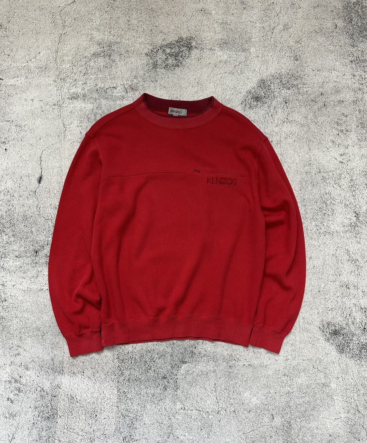 Kenzo Kenzo Golf Sweatshirt Men's M Size Red Logo Made In Japan Size US M / EU 48-50 / 2 - 1 Thumbnail