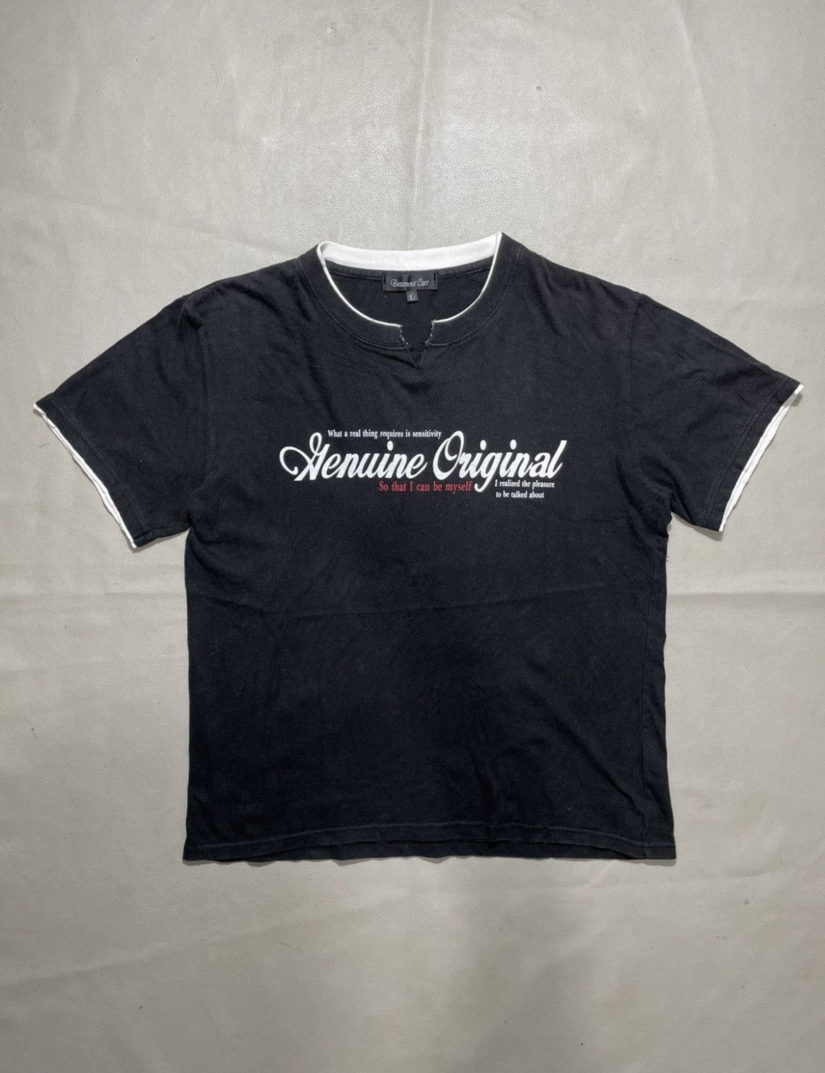 If Six Was Nine Beaumont carr Poem Double layer tee Size US L / EU 52-54 / 3 - 1 Thumbnail