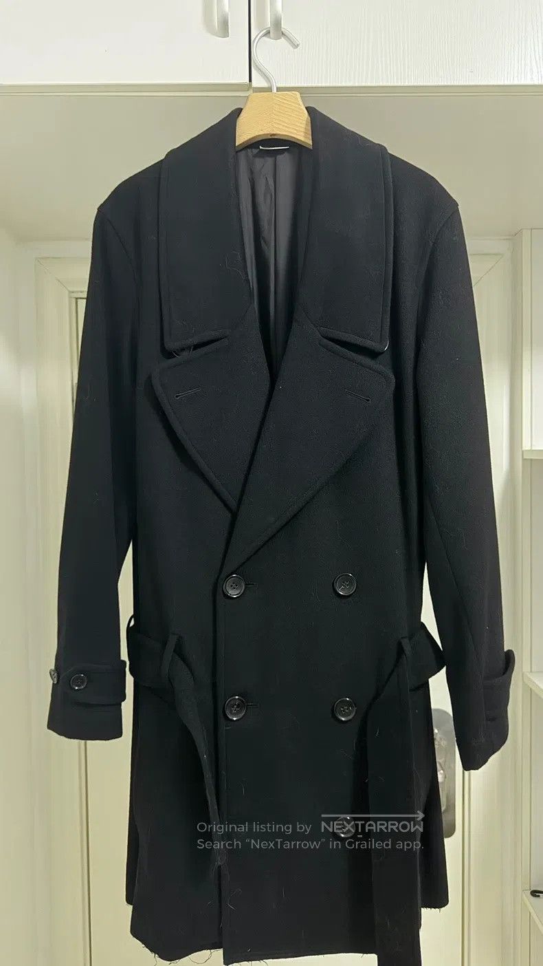 Comme des Garcons Comme Des Garcons Black Long Loose Fitting Wide Cut Wool C Size US M / EU 48-50 / 2 - 1 Thumbnail