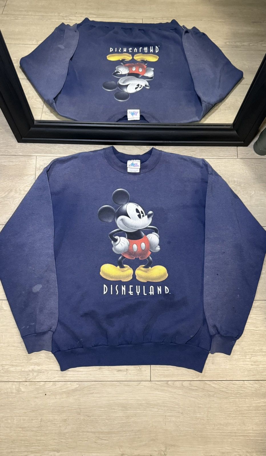 Disney Vintage / Y2K 1990s Disney Mickey Mouse Sweatshirt Crewneck Size US L / EU 52-54 / 3 - 1 Thumbnail