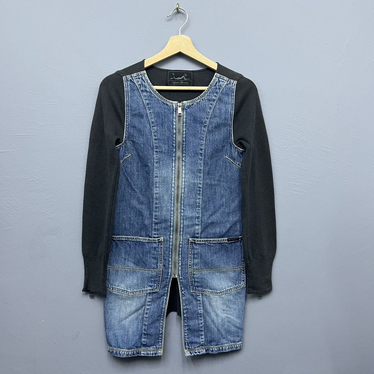 Hysteric Glamour Hysteric Glamour Knit Denim Cardigan Dress Size S / US 4 / IT 40 - 1 Thumbnail