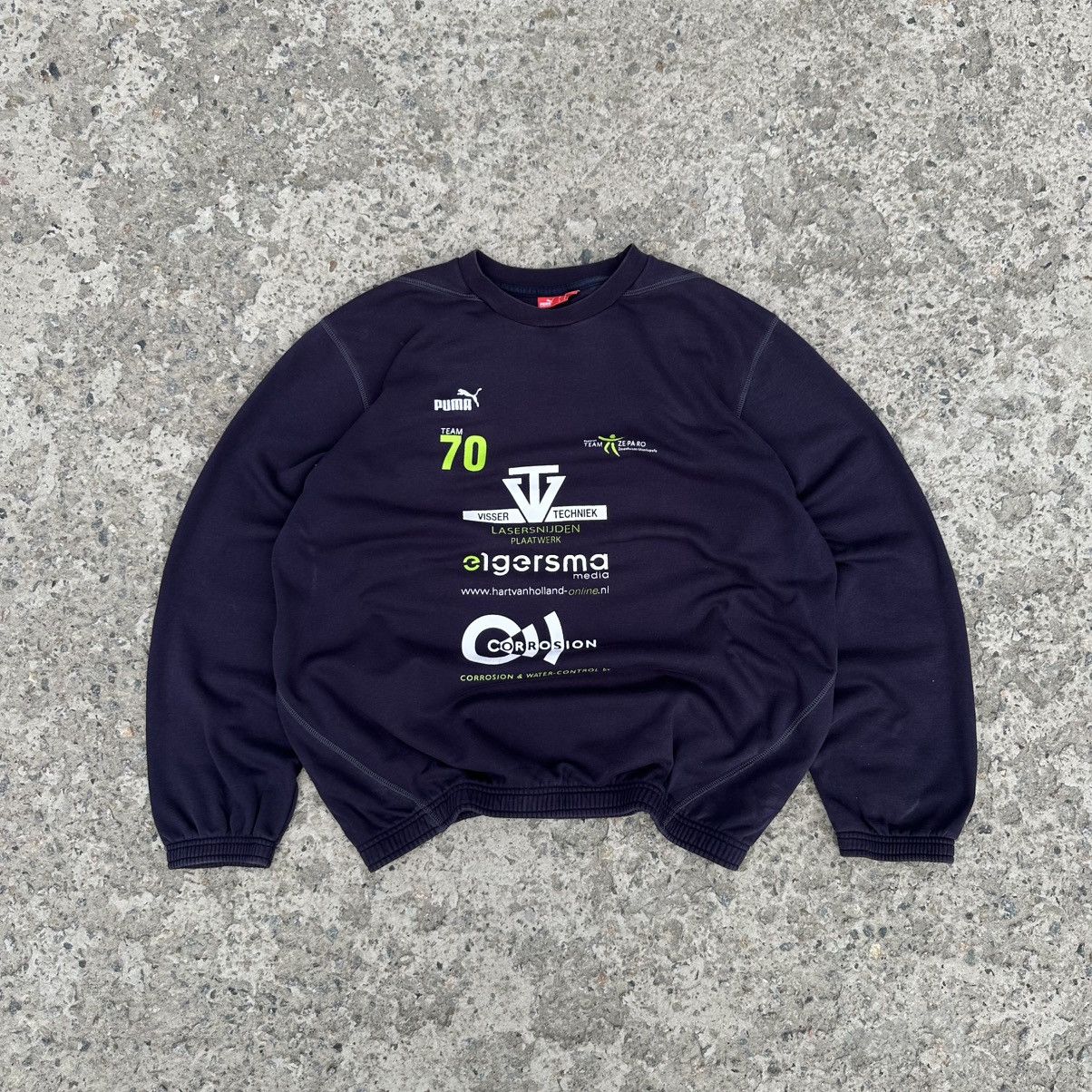 Puma Vintage Puma Sweatshirt Big Logo Y2K 00s USA Size US XL / EU 56 / 4 - 1 Thumbnail