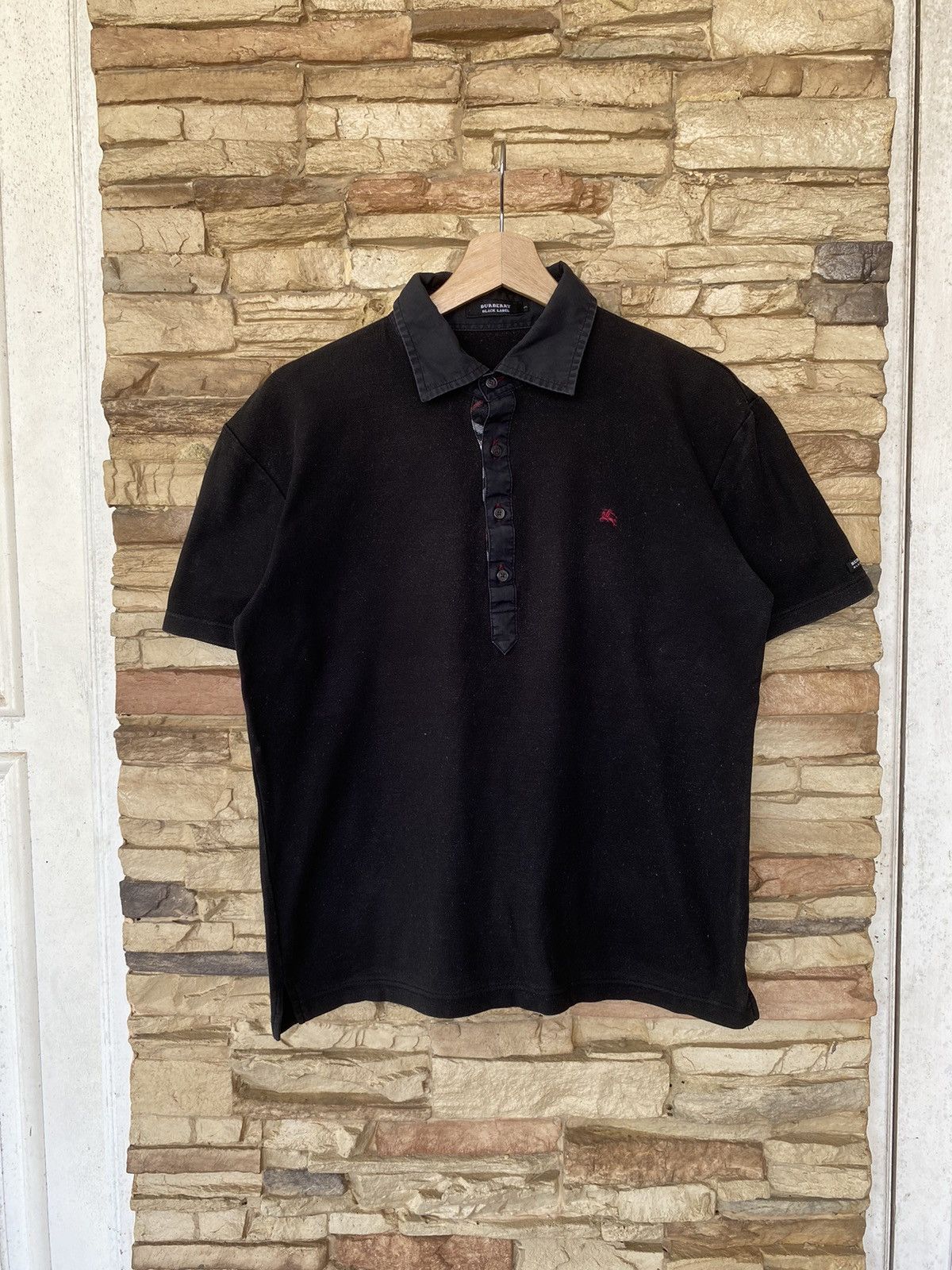 Vintage Vintage Burberry Black Label Nova Check Polo Shirt