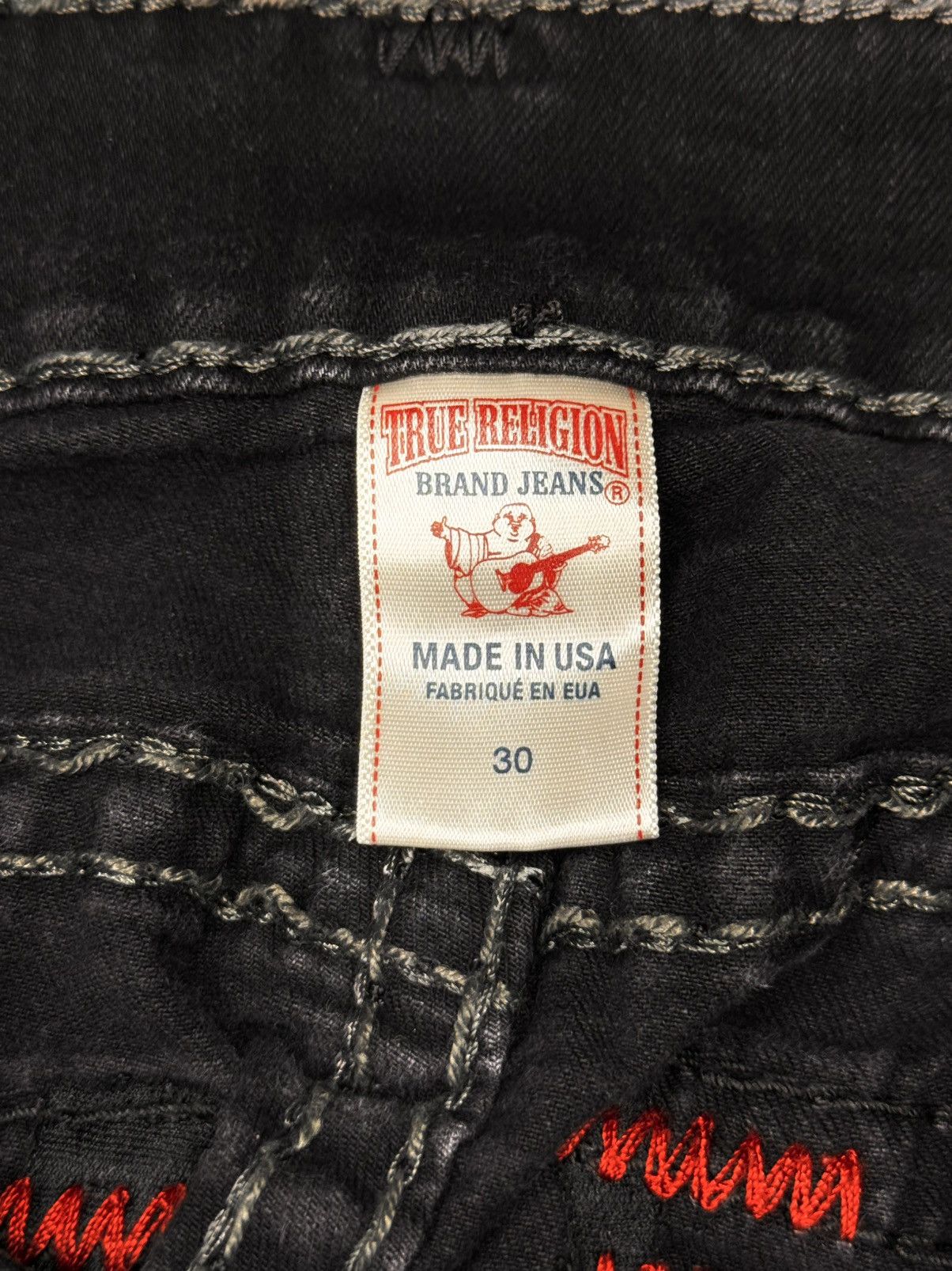 True Religion True Religion Ricky Super T Jeans Black Size US 30 / EU 46 - 6 Thumbnail