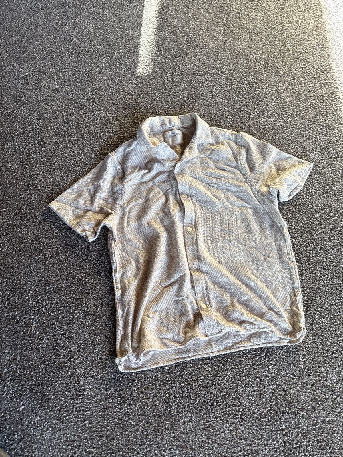 Hollister Beige Hollister button up collar shirt Size US XL / EU 56 / 4 - 1 Thumbnail