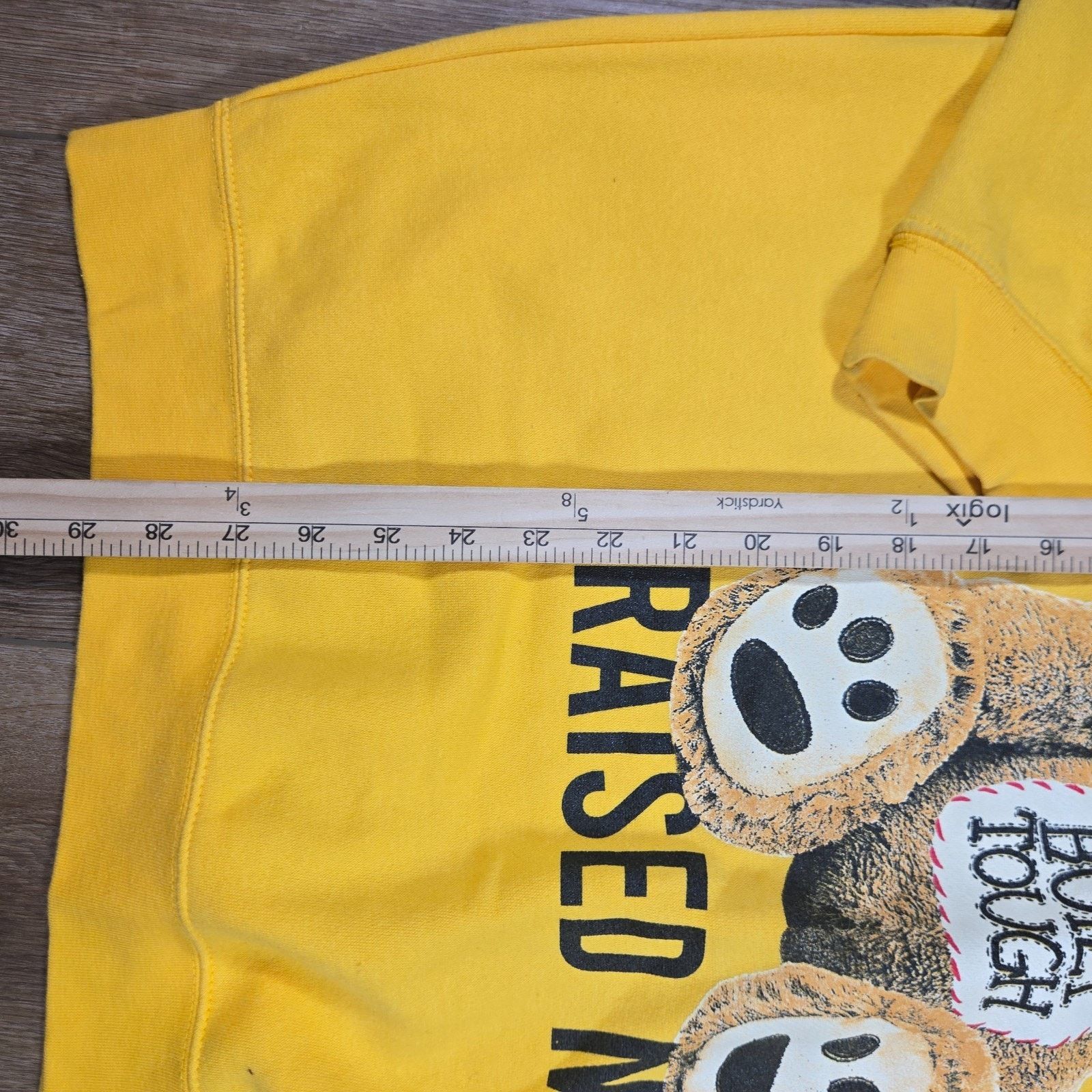 Other 3Forty Streets Raised Me Yellow Varsity Sweatshirt XL Size US XL / EU 56 / 4 - 4 Thumbnail