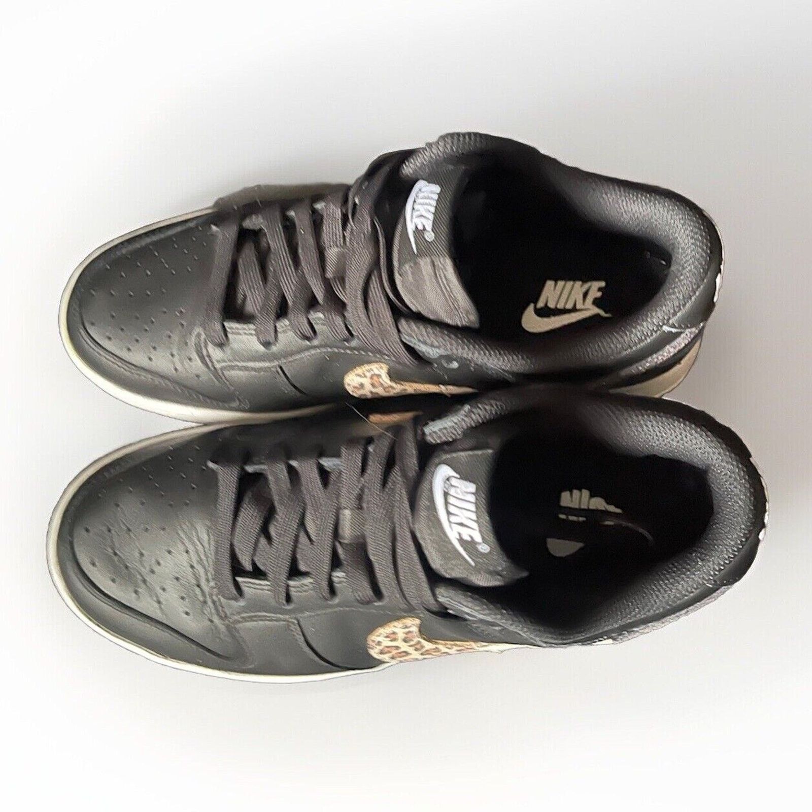 Nike Nike Dunk Low Primal Black Animal Print Swoosh DD7099-001 Size US 7 / IT 37 - 9 Thumbnail