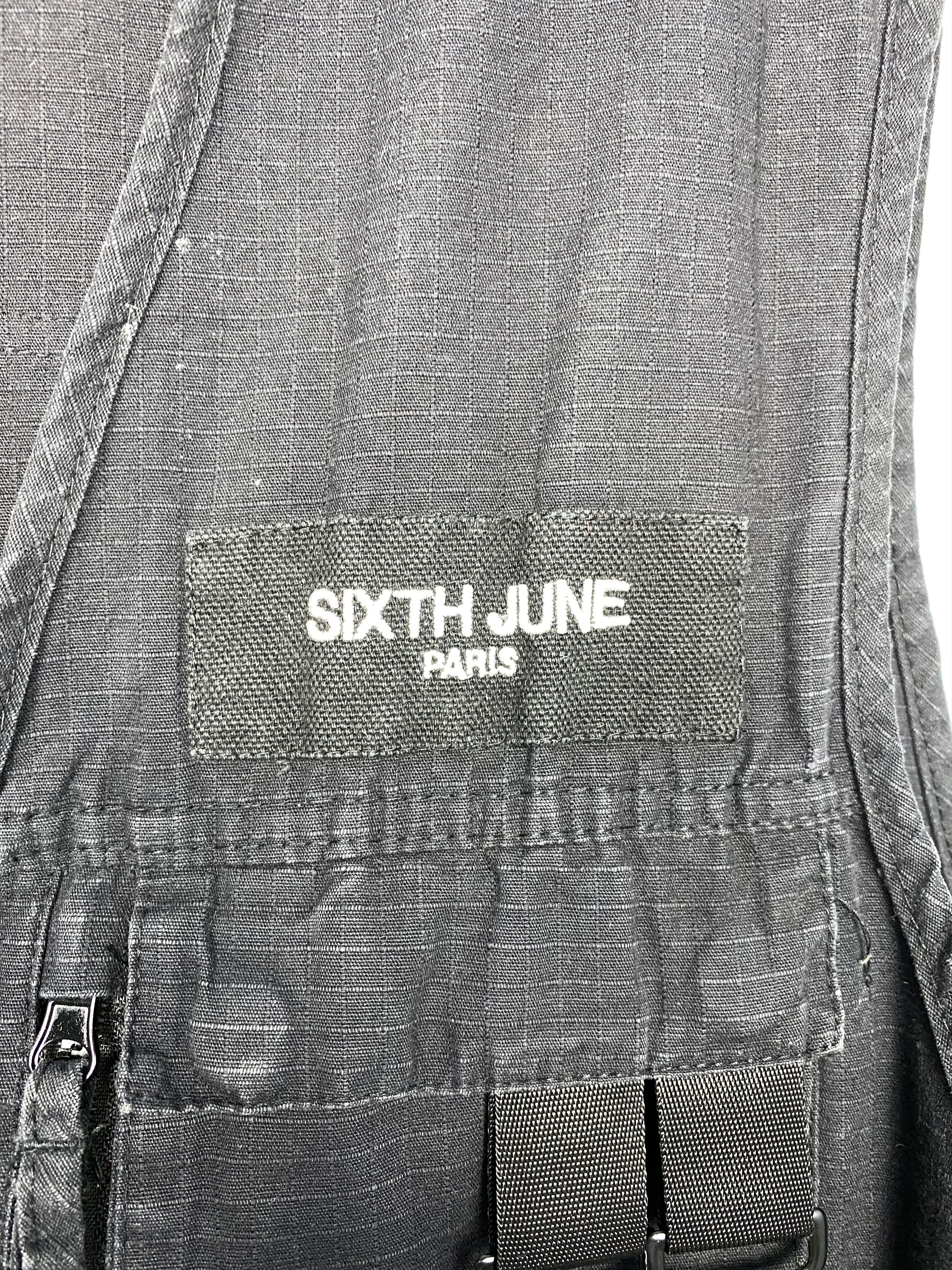 Sixth June Paris Sixth June Paris Mens Cargo Multipocket Vest Y2K Size US M / EU 48-50 / 2 - 2 Thumbnail