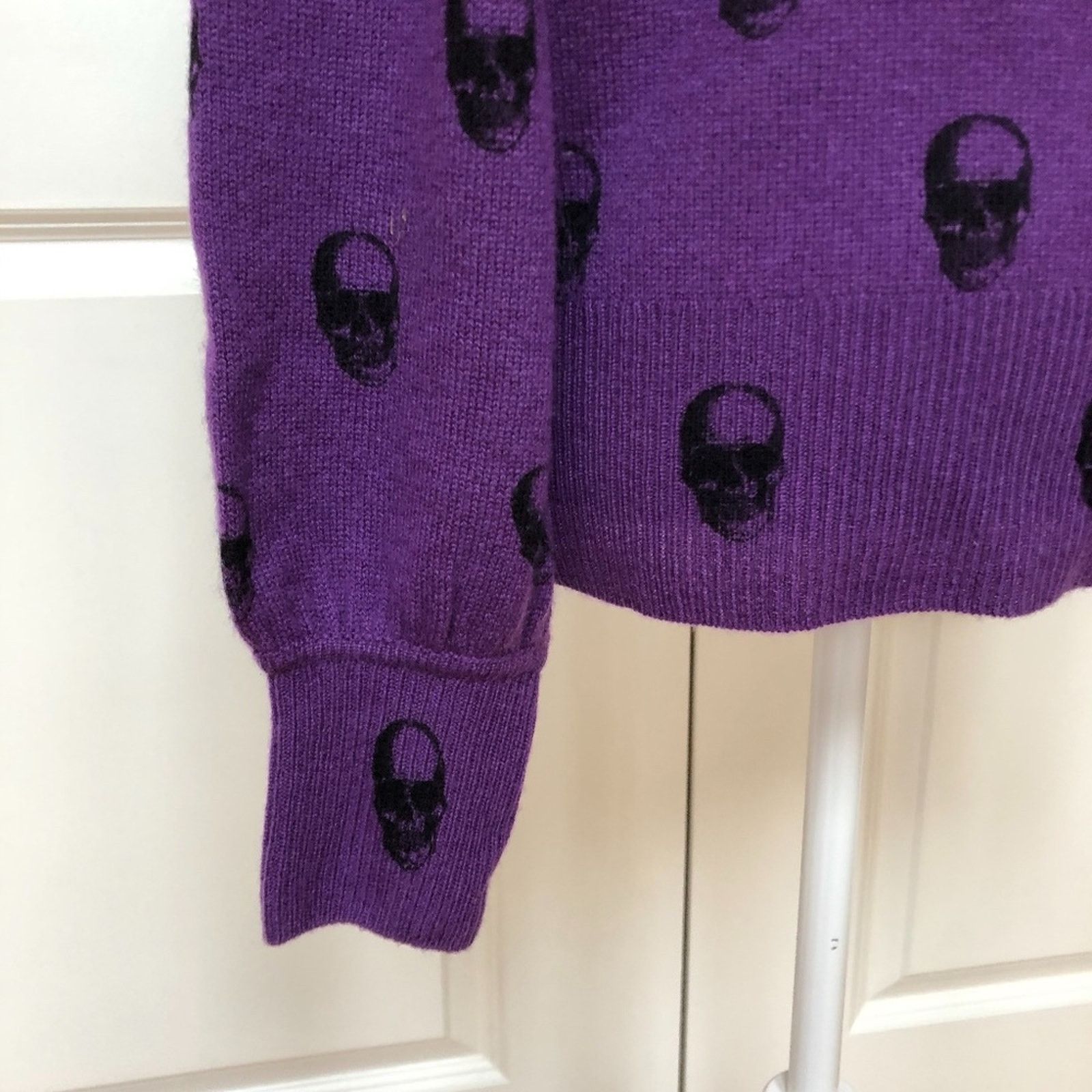 360Cashmere 360 Cashmere Skull Print Cashmere Sweater Size XS / US 0-2 / IT 36-38 - 4 Thumbnail