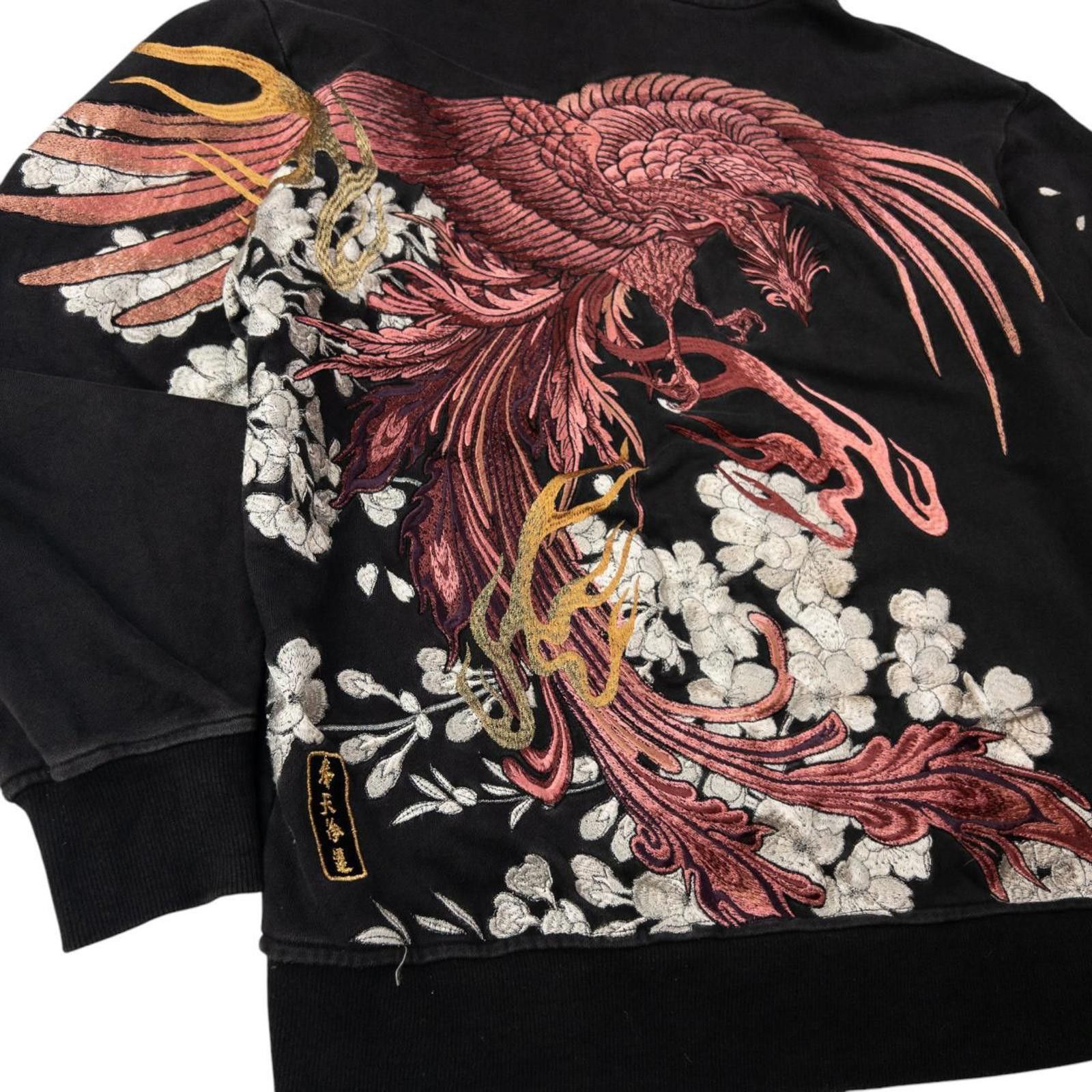 Other Vintage Japanese Embroidered Phoenix Zip Up Hoodie Size L Size US L / EU 52-54 / 3 - 5 Thumbnail